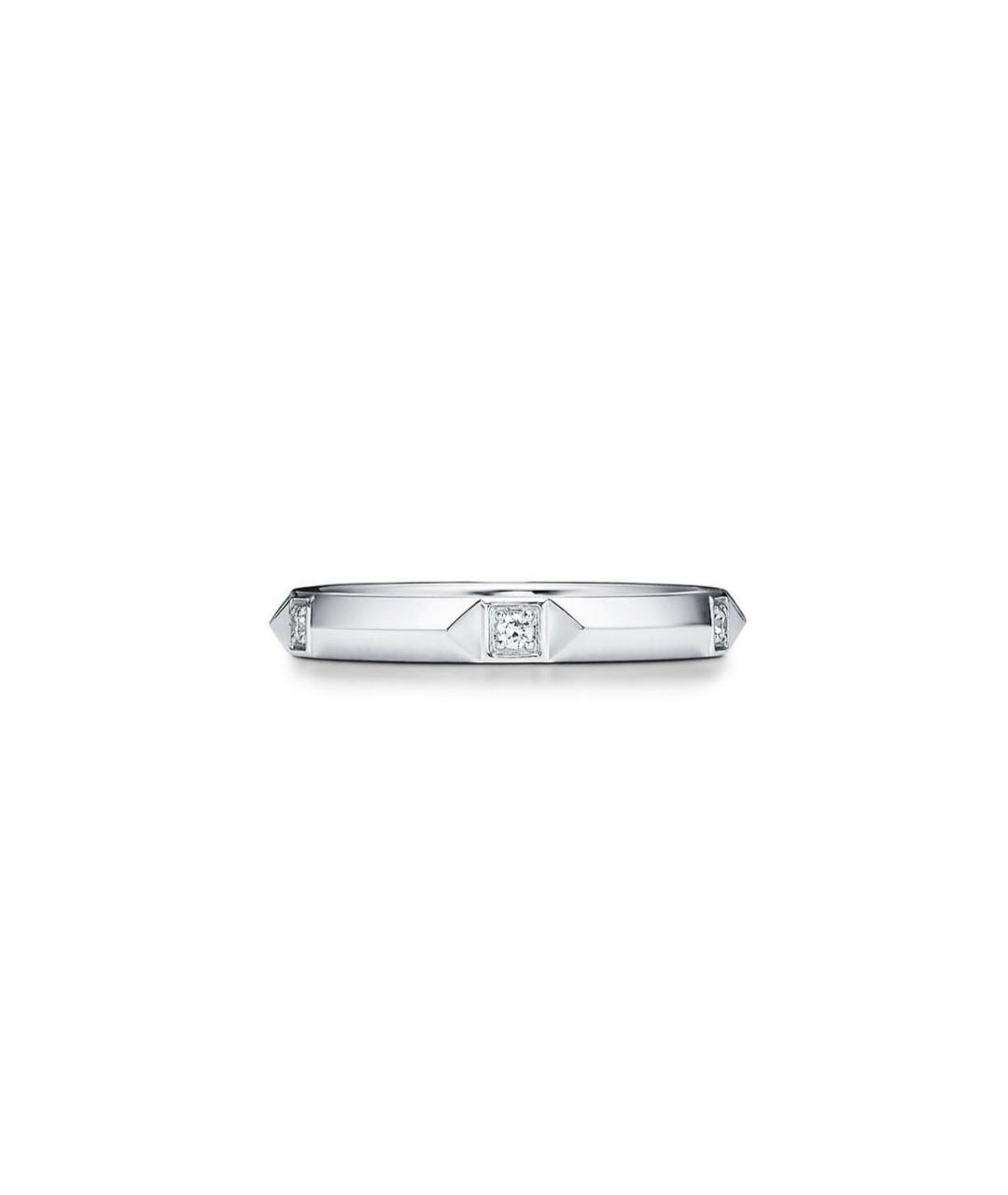 TIFFANY&CO Серебряное платиновое кольцо, фото 1