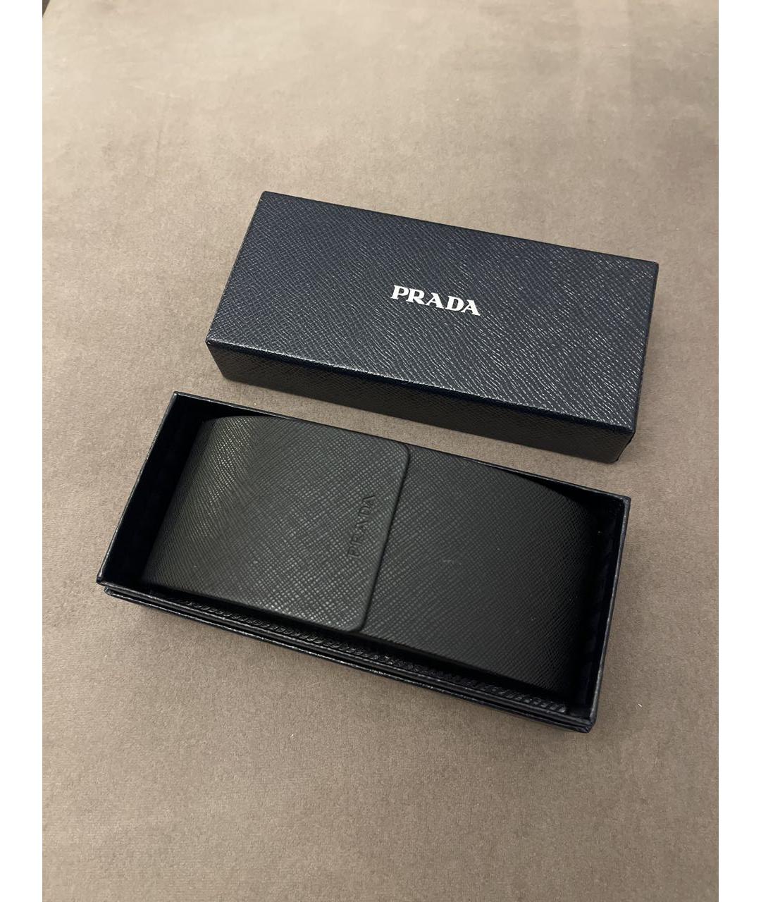 PRADA Коричневые солнцезащитные очки, фото 4