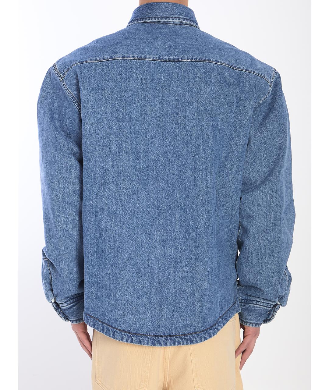 JACQUEMUS Голубая деним куртка, фото 4