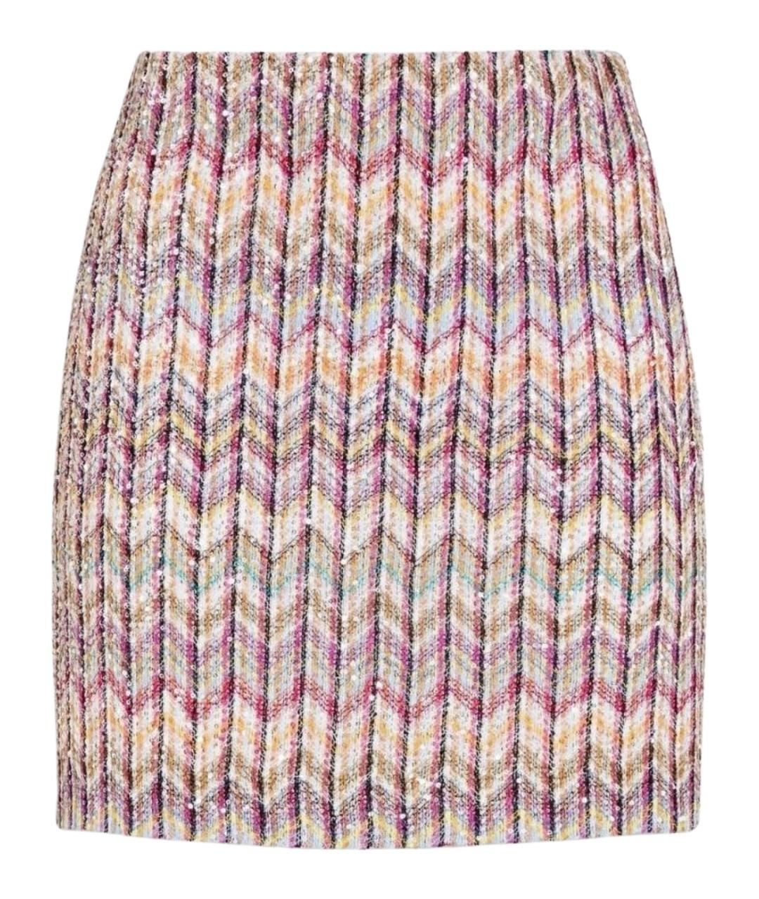 MISSONI Мульти хлопковая юбка мини, фото 1