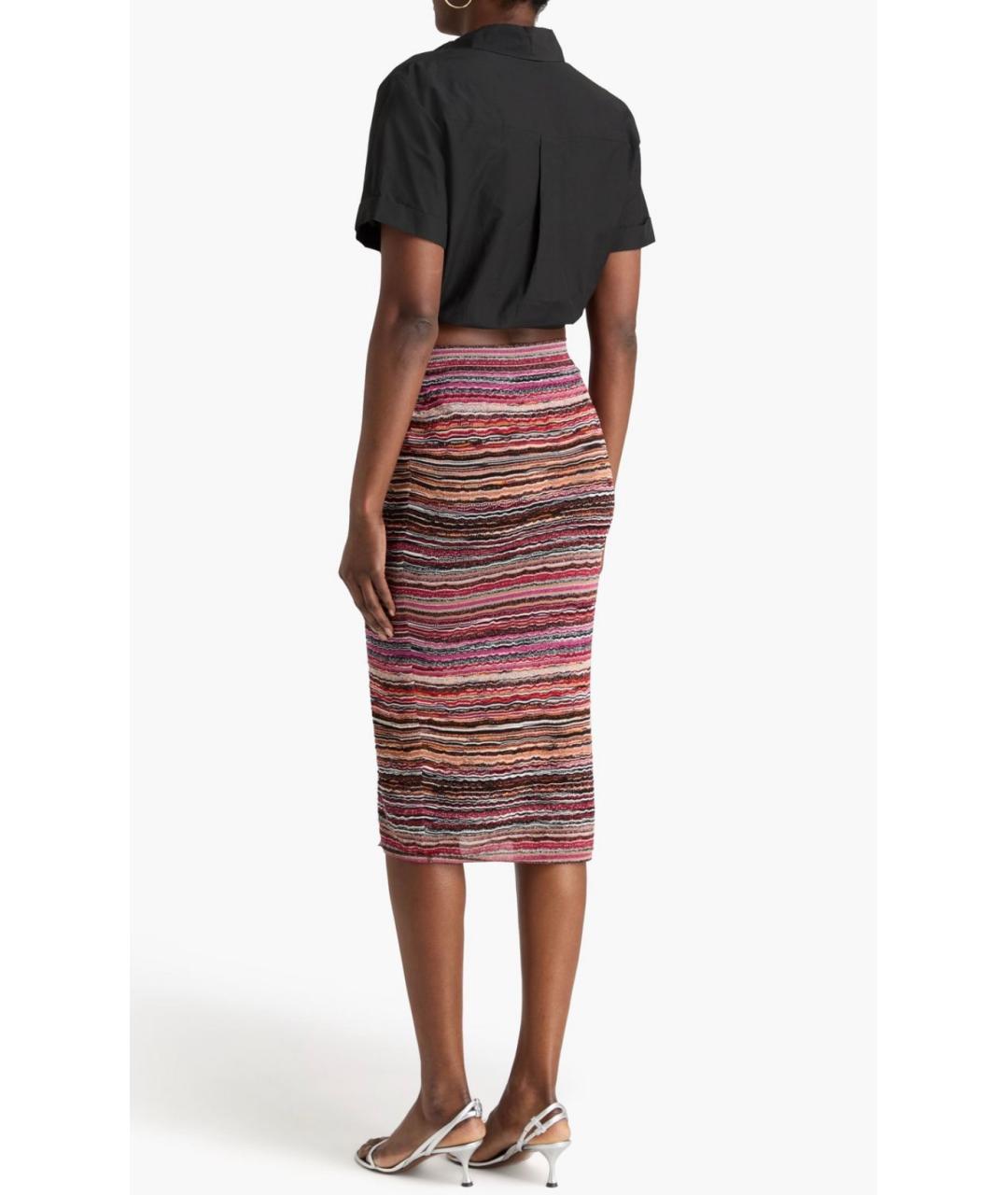 MISSONI Мульти вискозная юбка миди, фото 3