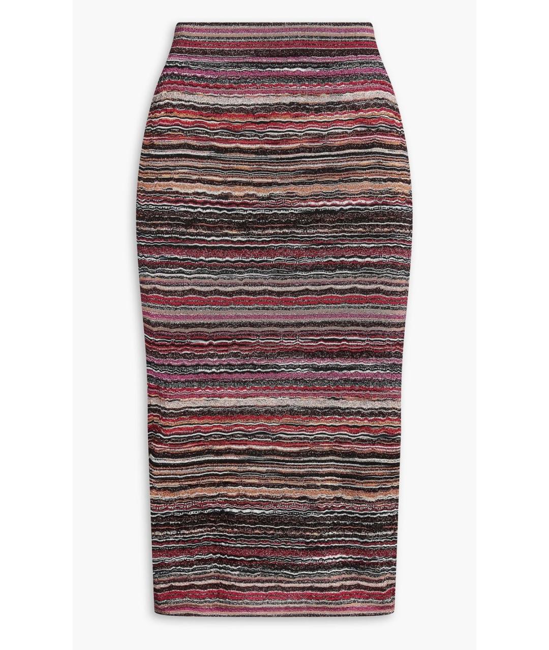 MISSONI Мульти вискозная юбка миди, фото 4