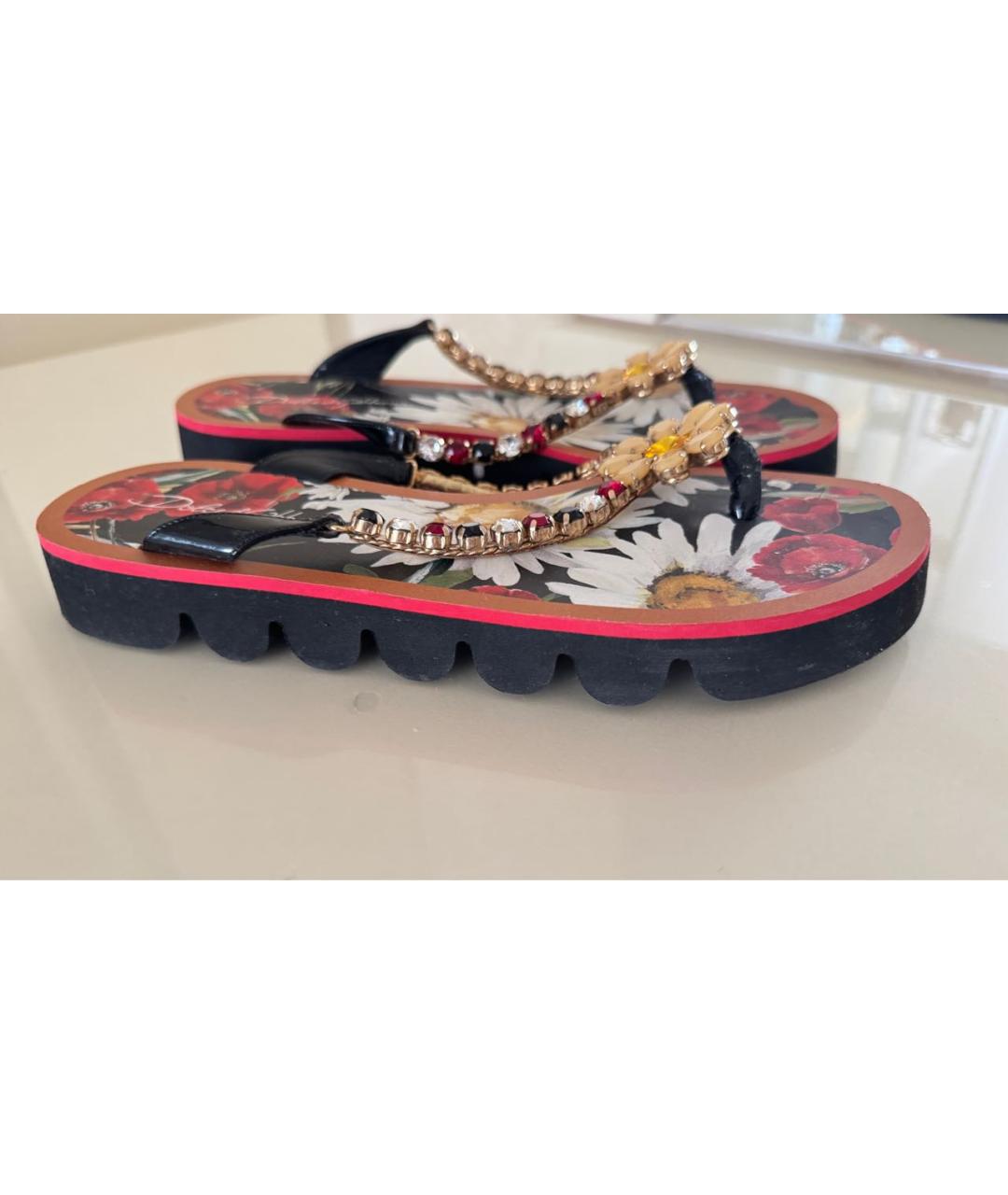 DOLCE&GABBANA Резиновые шлепанцы, фото 2