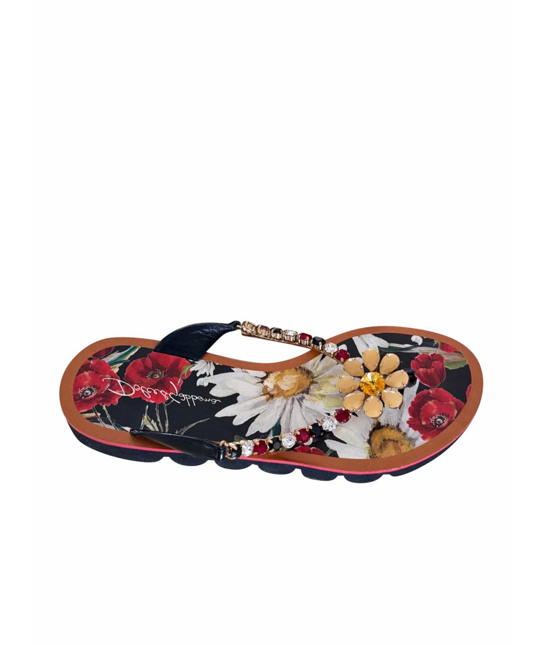 DOLCE&GABBANA Резиновые шлепанцы, фото 1