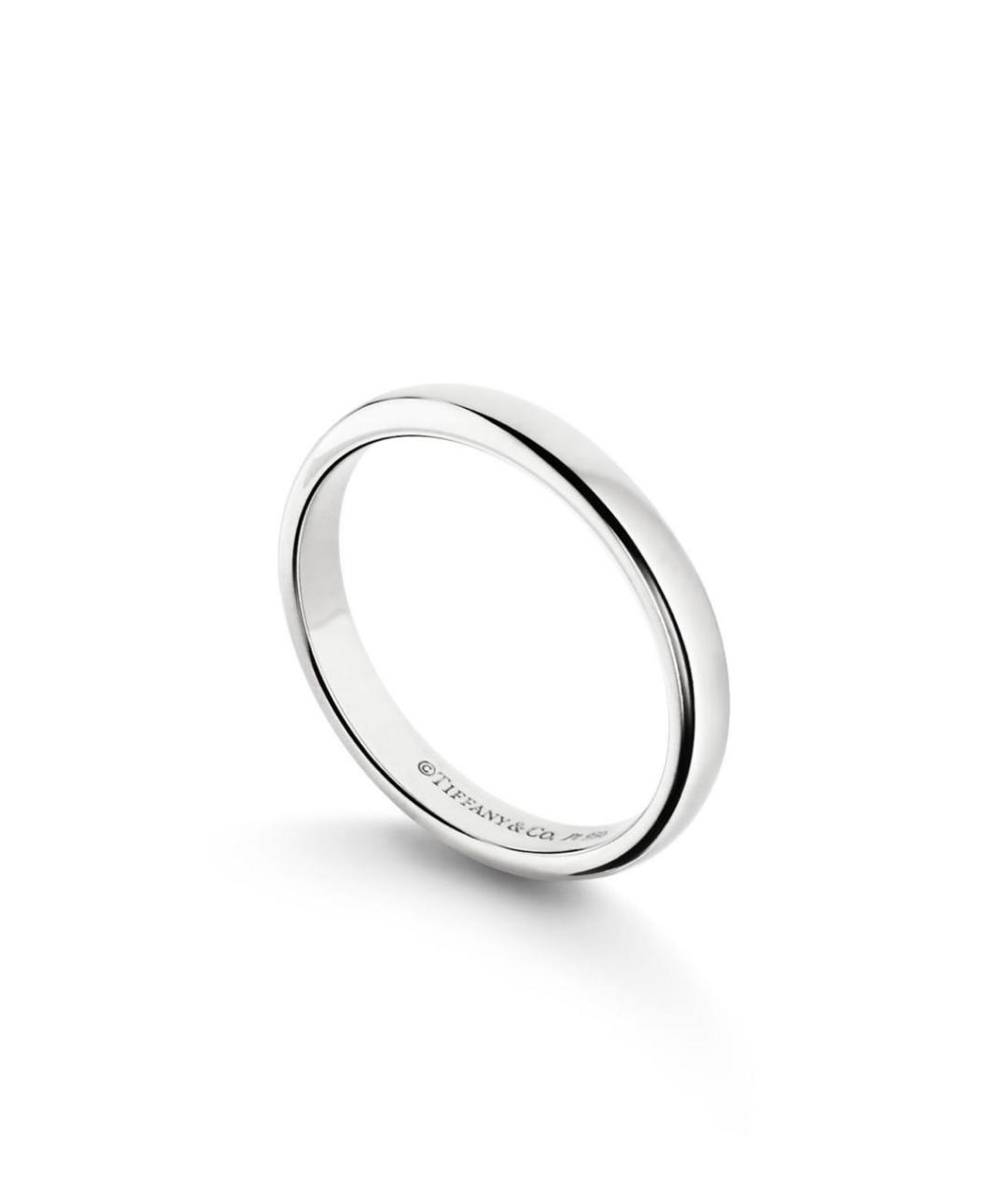 TIFFANY&CO Серебряное платиновое кольцо, фото 2