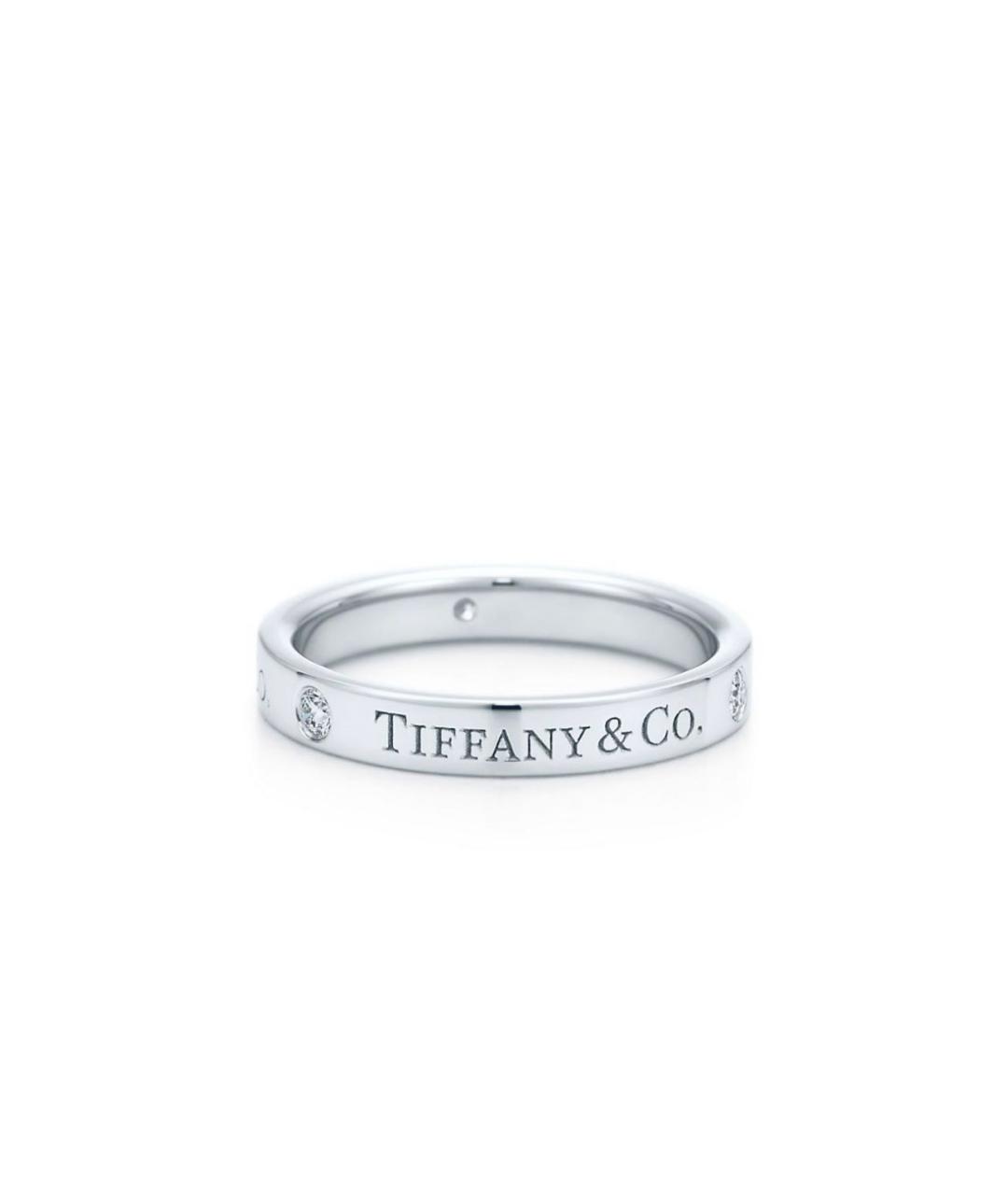 TIFFANY&CO Серебряное платиновое кольцо, фото 2