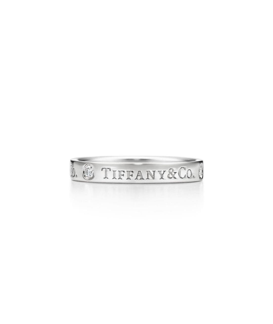 TIFFANY&CO Серебряное платиновое кольцо, фото 1