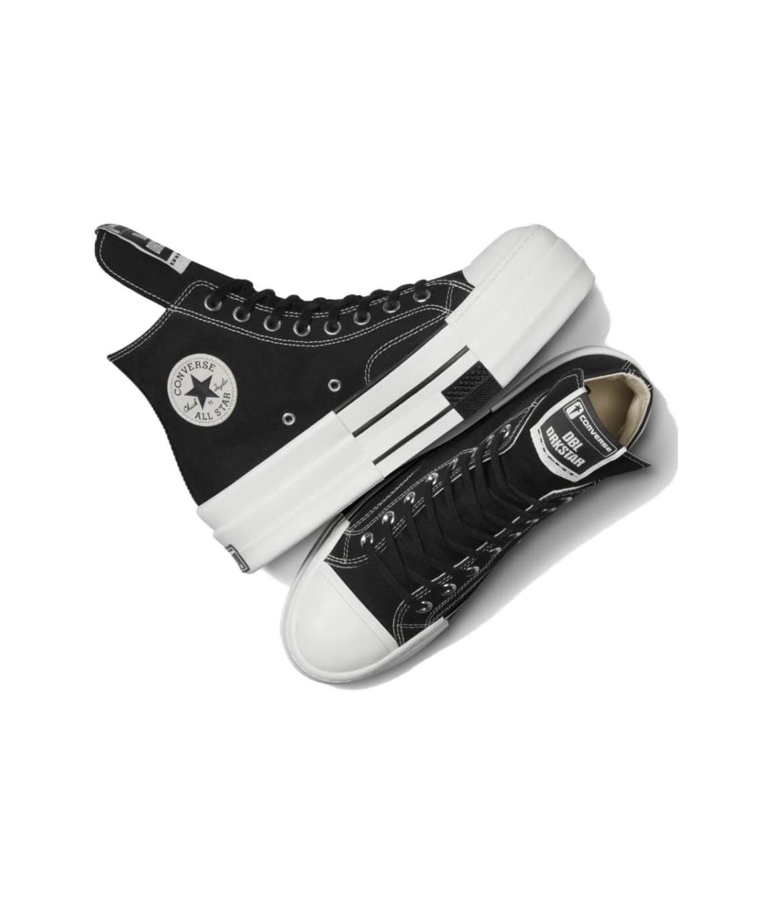 CONVERSE Черные текстильные кеды, фото 5