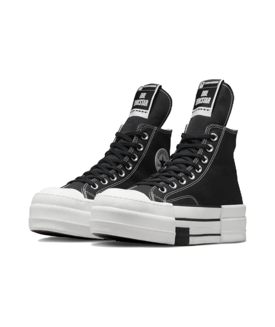 CONVERSE Черные текстильные кеды, фото 4