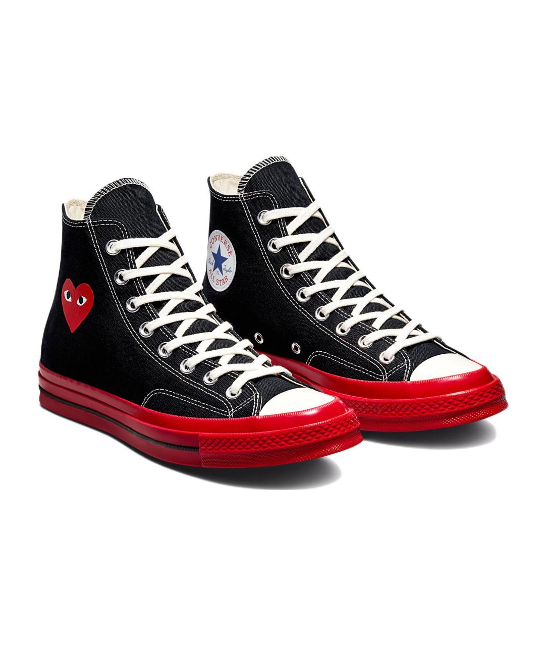 CONVERSE Черные текстильные кеды, фото 4