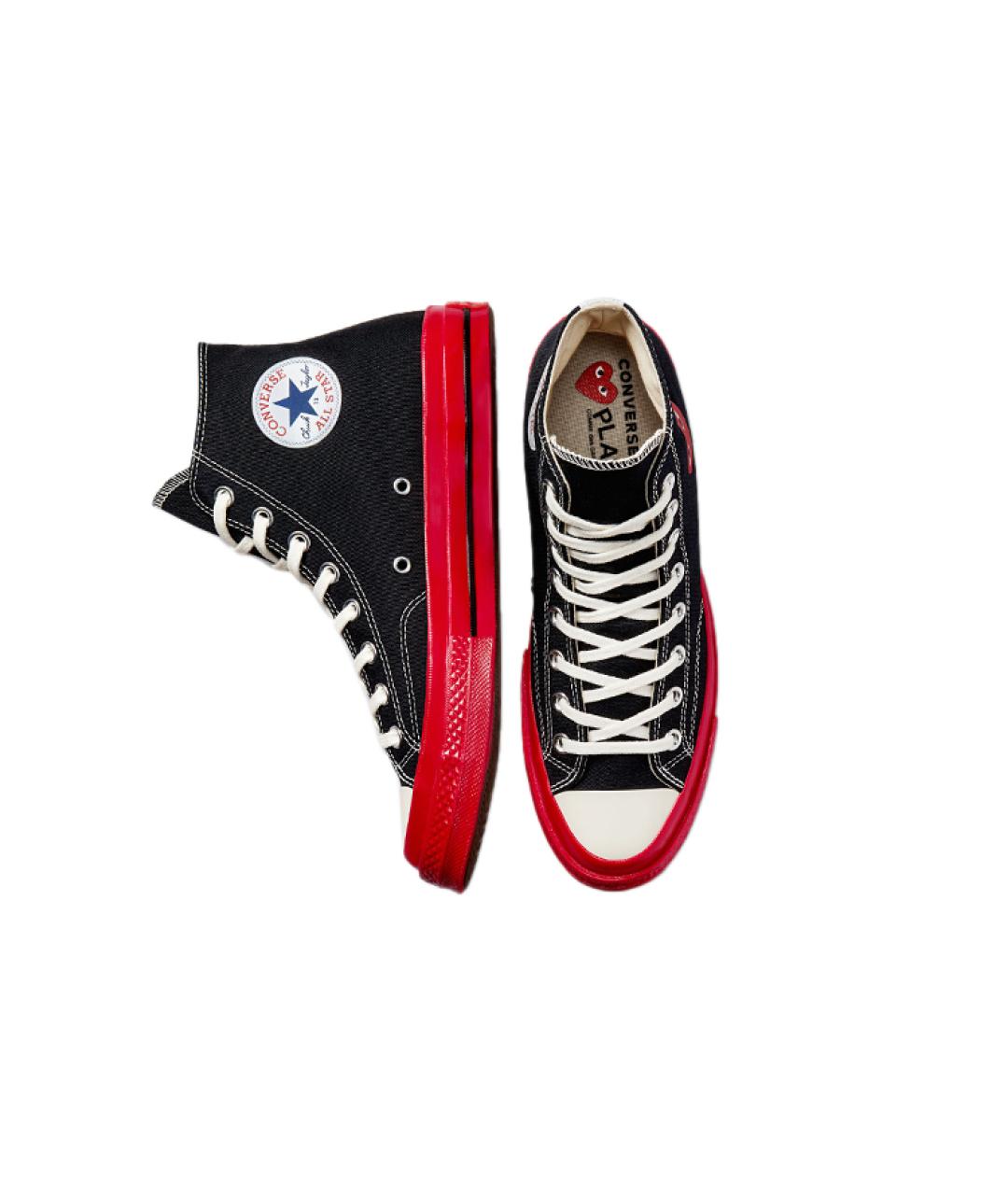 CONVERSE Черные текстильные кеды, фото 5