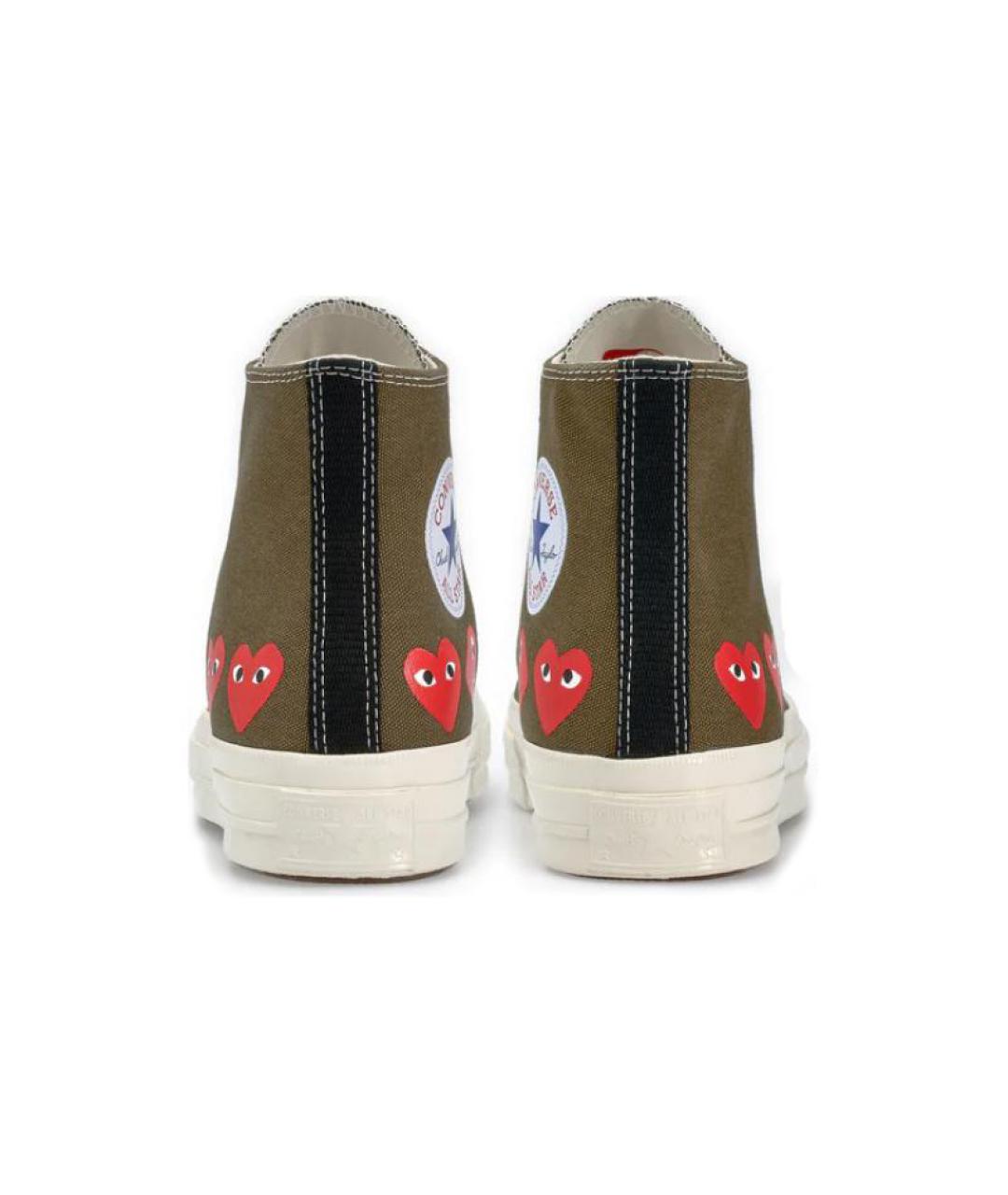 CONVERSE Зеленые текстильные кеды, фото 5