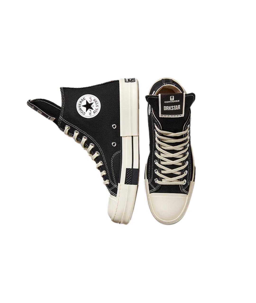 CONVERSE Черные текстильные кеды, фото 5