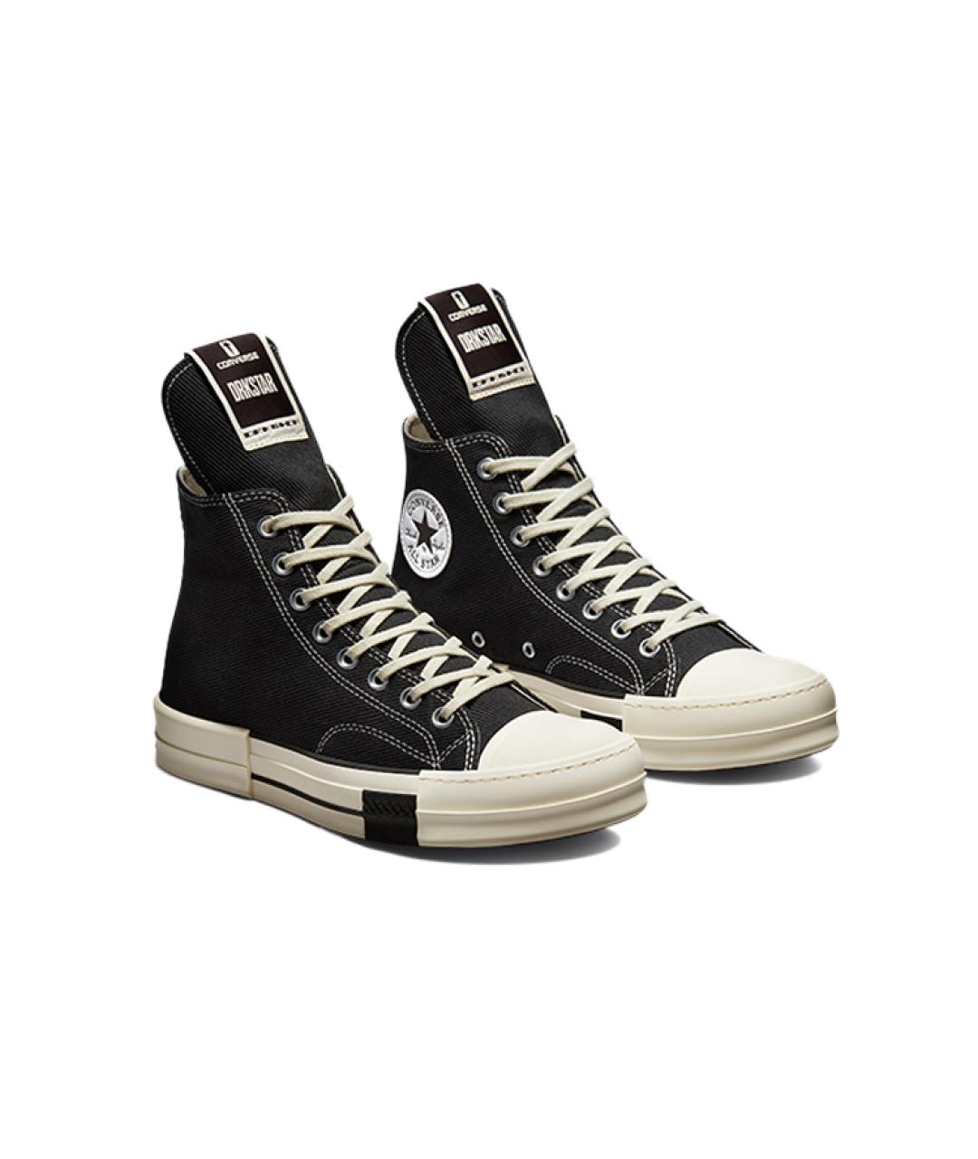 CONVERSE Черные текстильные кеды, фото 4