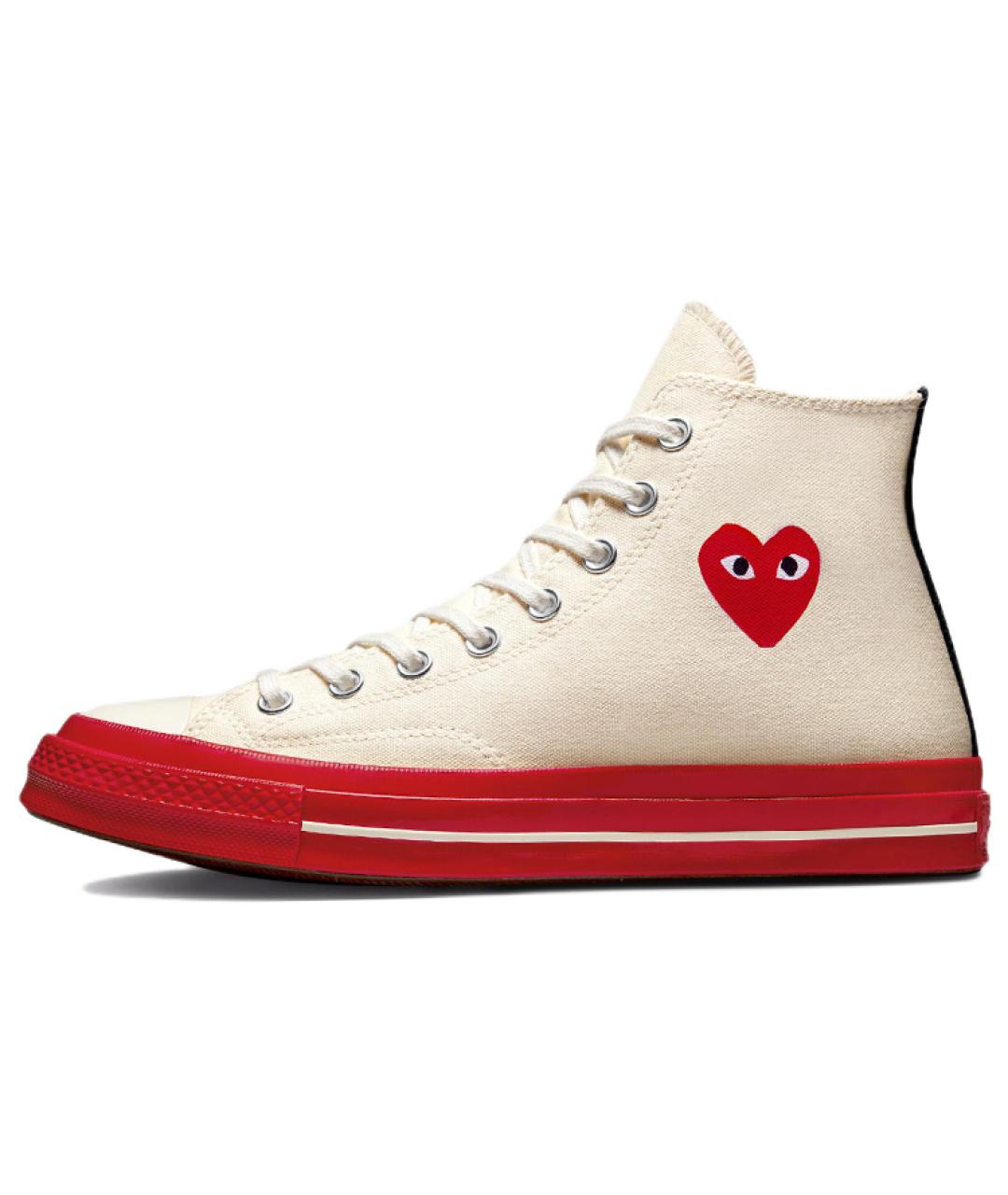 CONVERSE Бежевые текстильные кеды, фото 3
