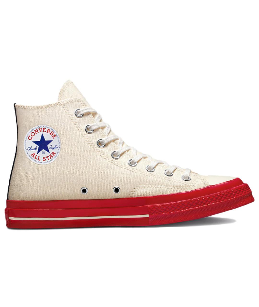 CONVERSE Бежевые текстильные кеды, фото 2