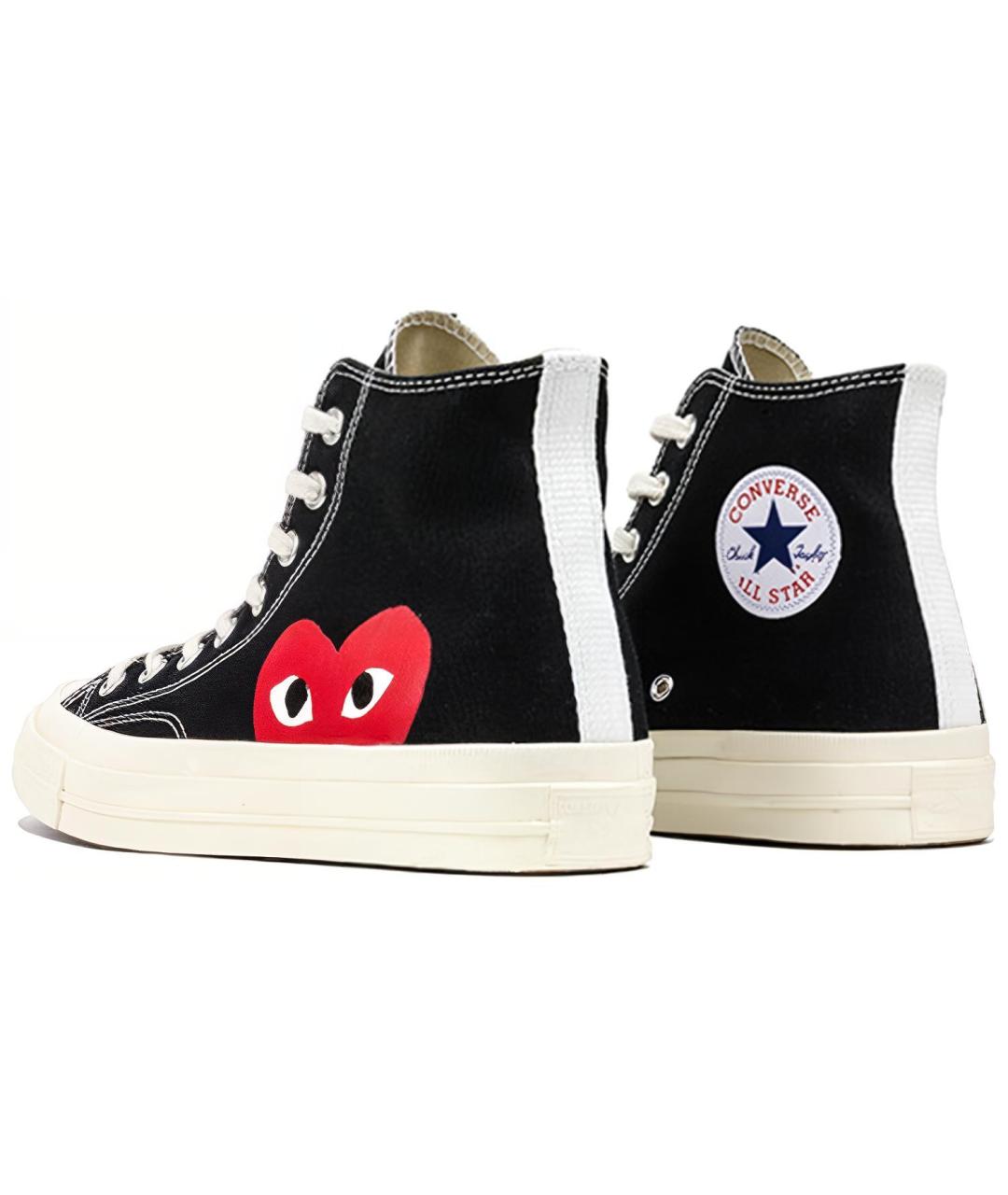 CONVERSE Черные текстильные кеды, фото 5