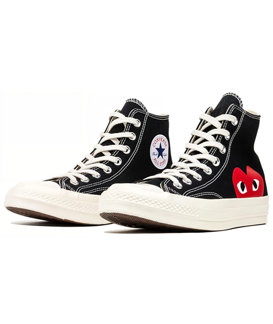 CONVERSE Черные текстильные кеды, фото 4