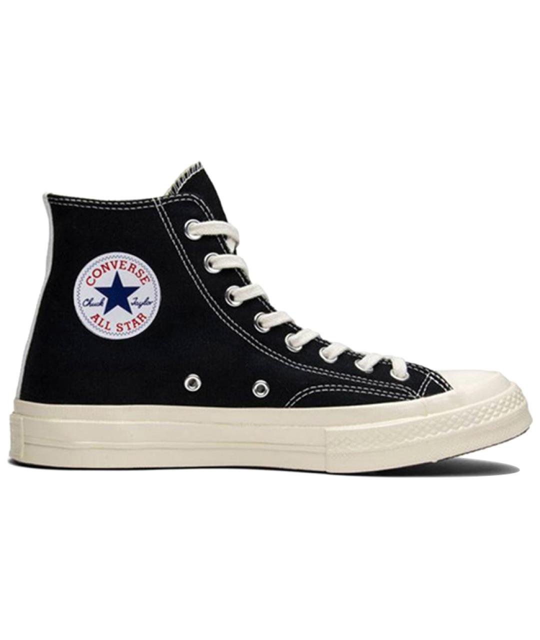 CONVERSE Черные текстильные кеды, фото 3