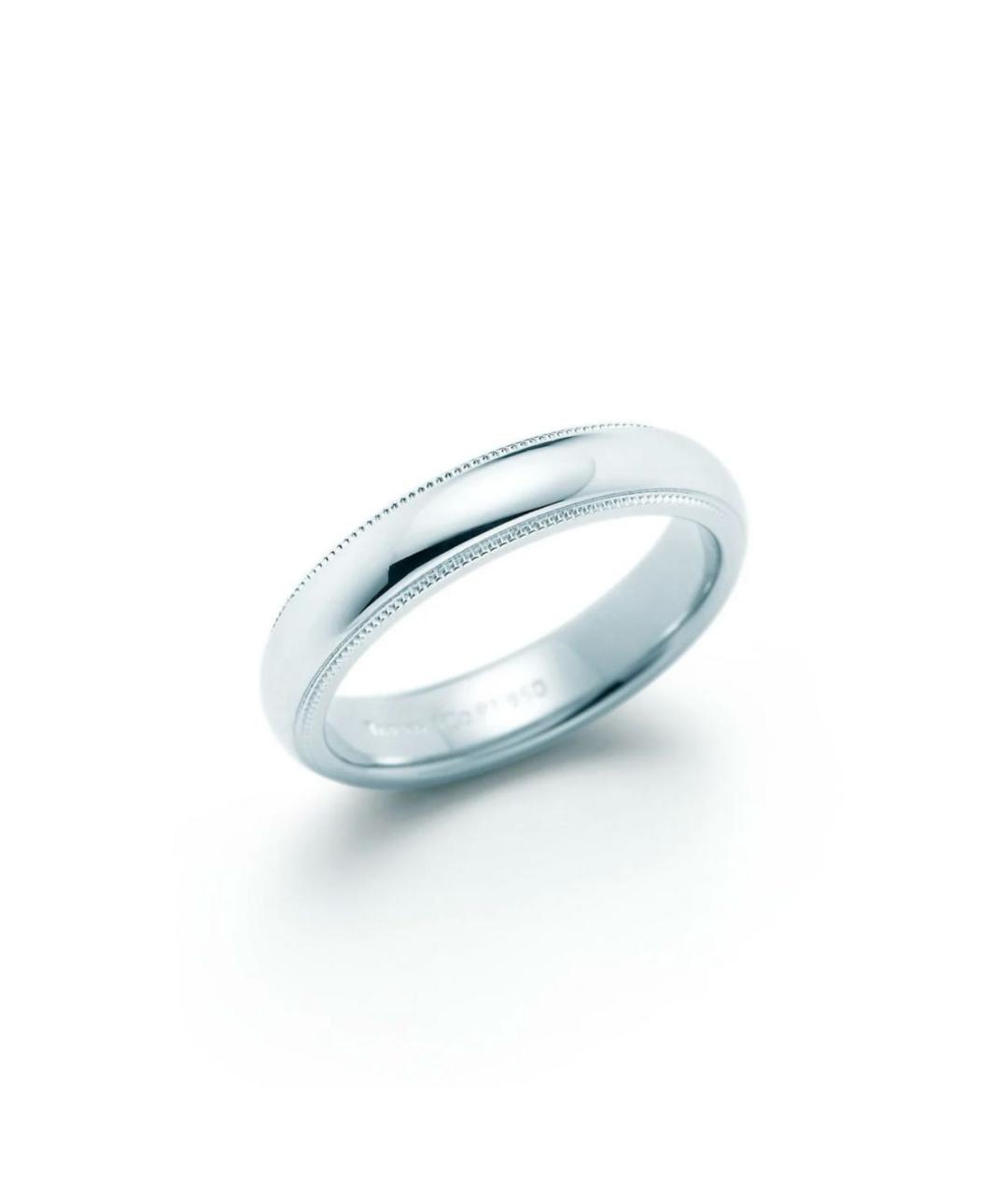 TIFFANY&CO Серебряное платиновое кольцо, фото 2