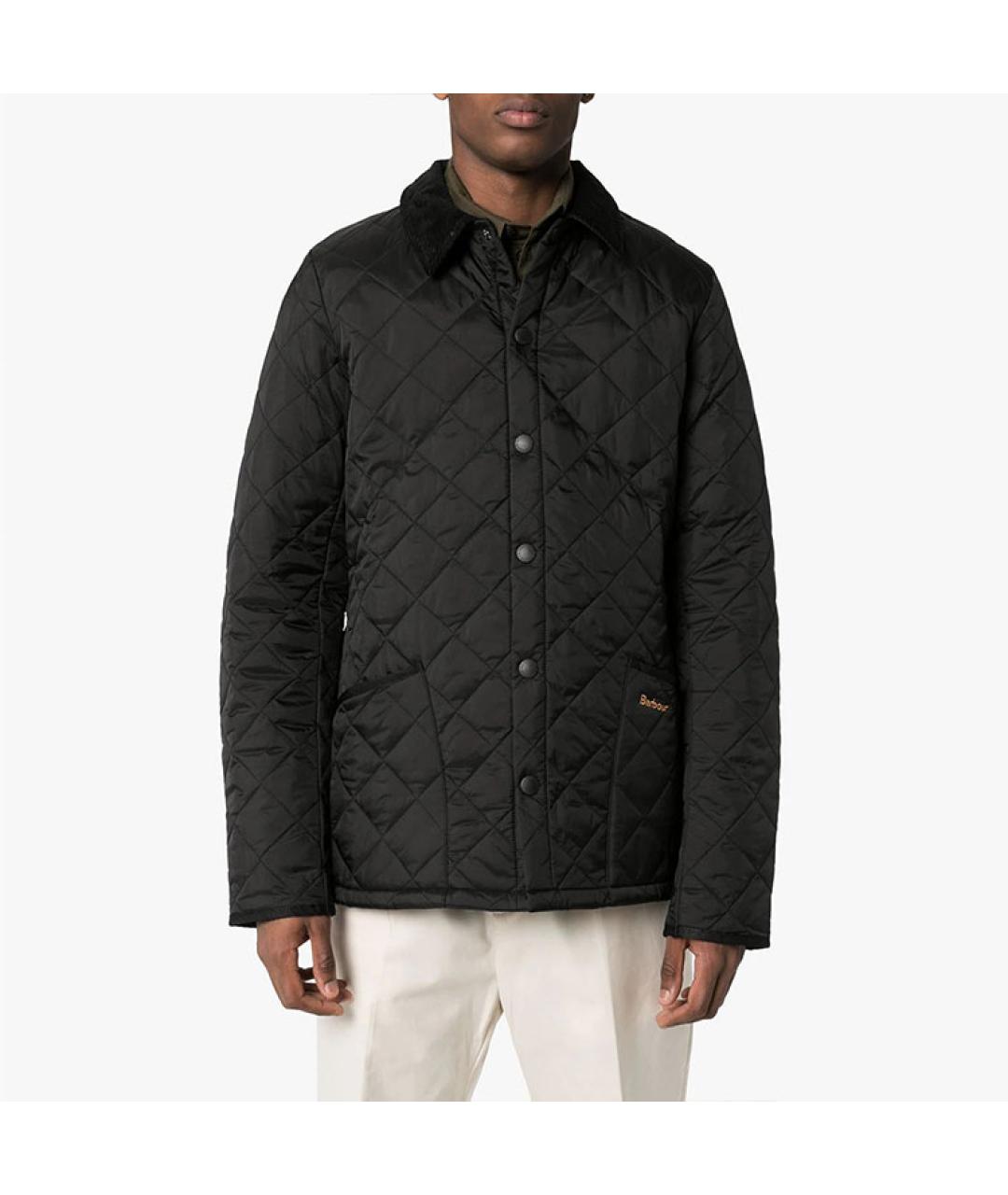 BARBOUR Черная куртка, фото 4