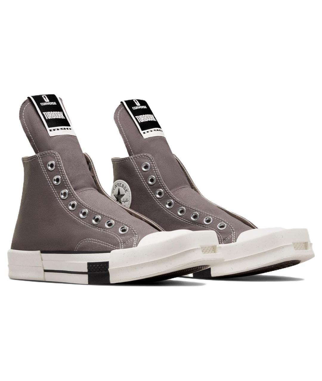 CONVERSE Серые текстильные кеды, фото 4
