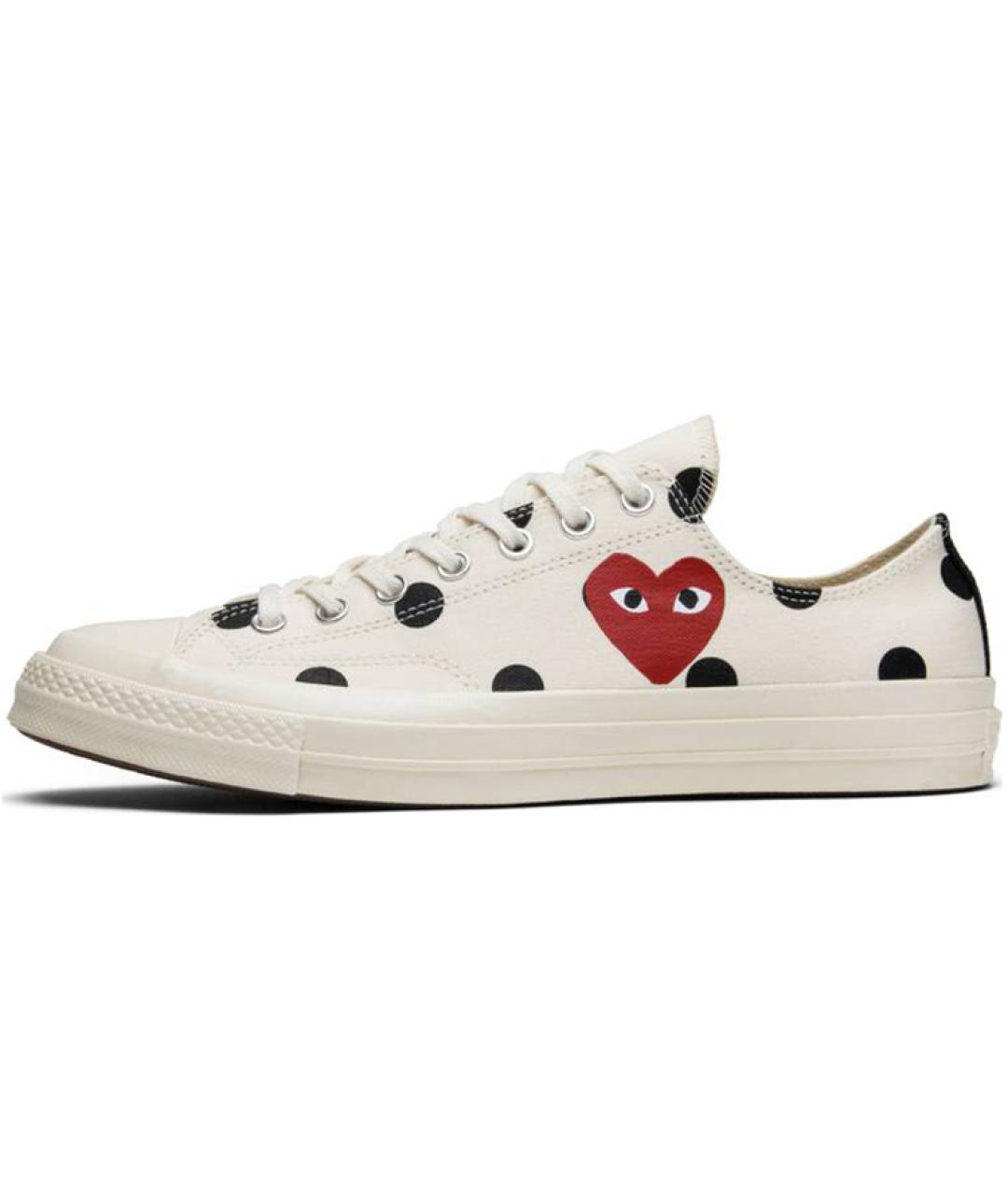 CONVERSE Белые текстильные кеды, фото 2