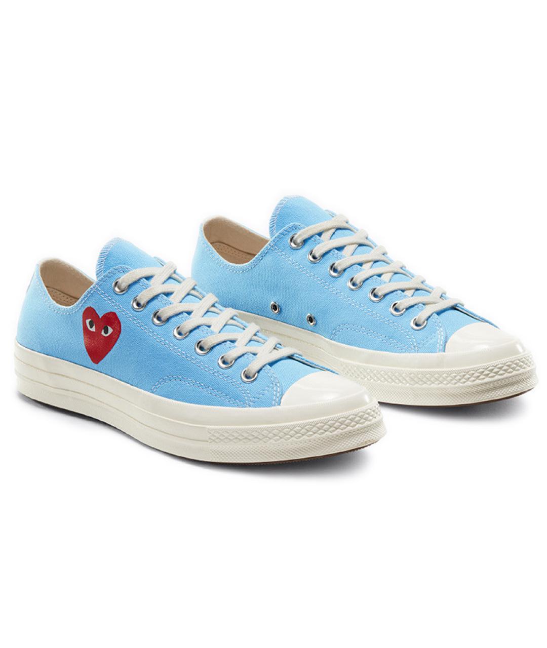 CONVERSE Голубые текстильные кеды, фото 3