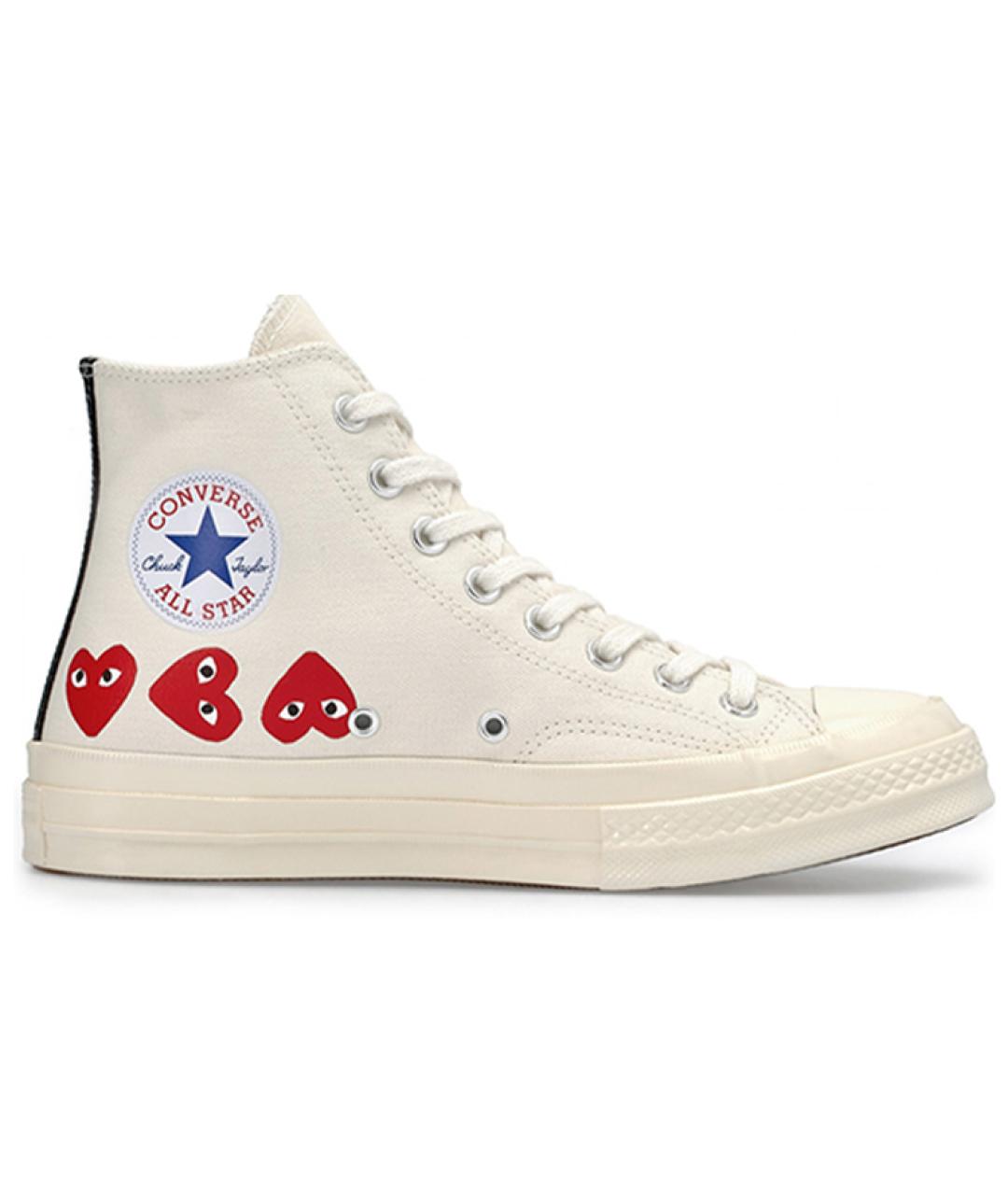 CONVERSE Белые текстильные кеды, фото 2