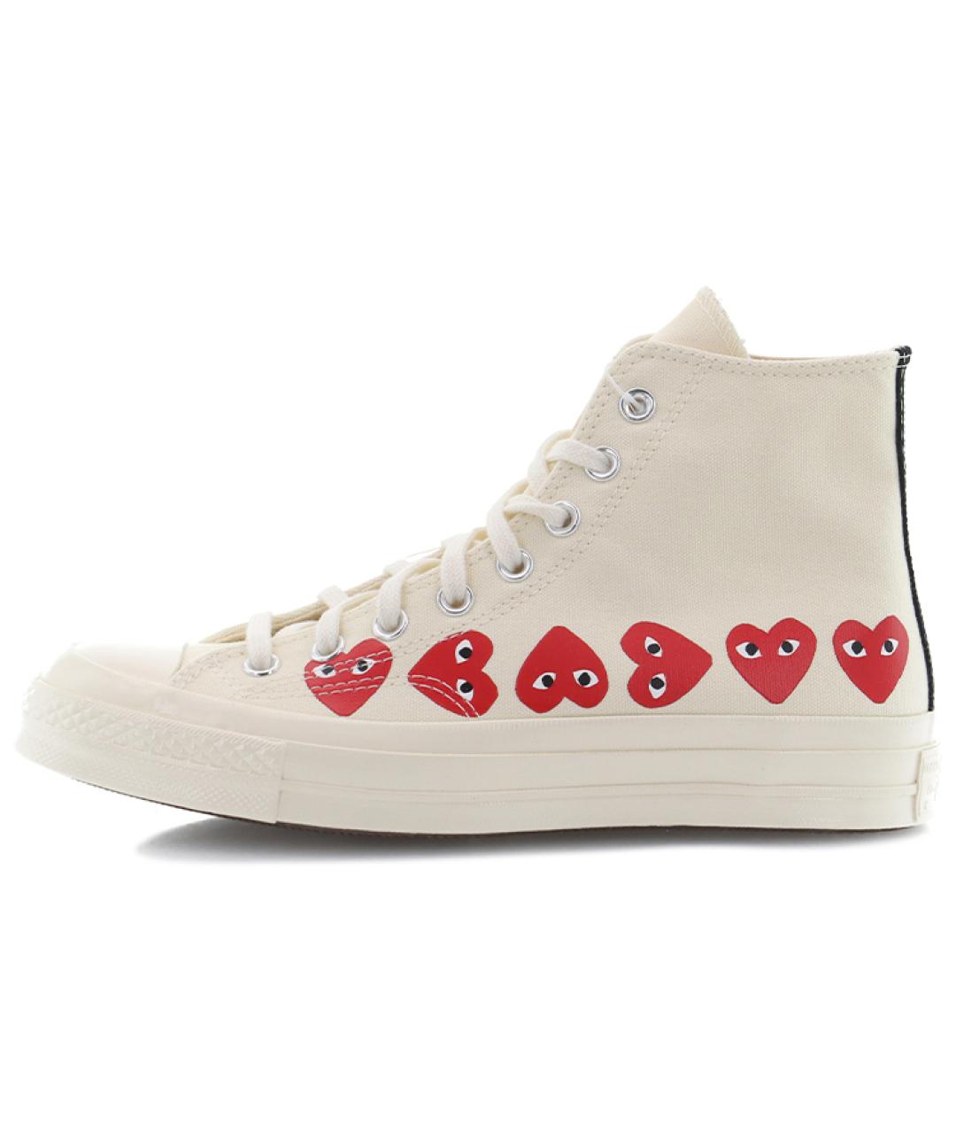 CONVERSE Белые текстильные кеды, фото 3