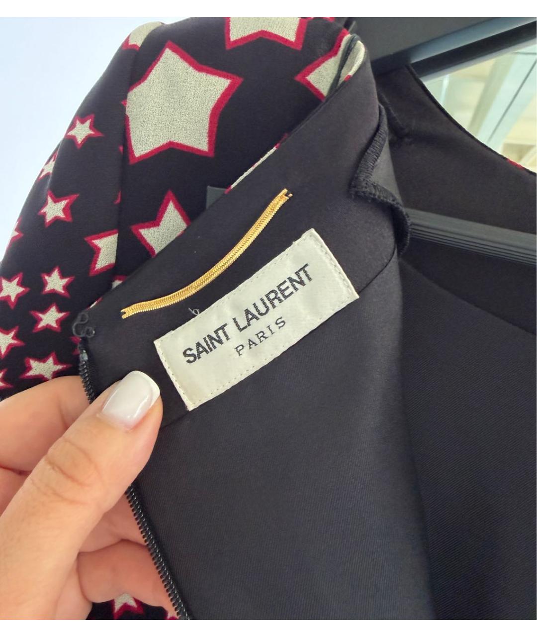 SAINT LAURENT Черное платье, фото 5
