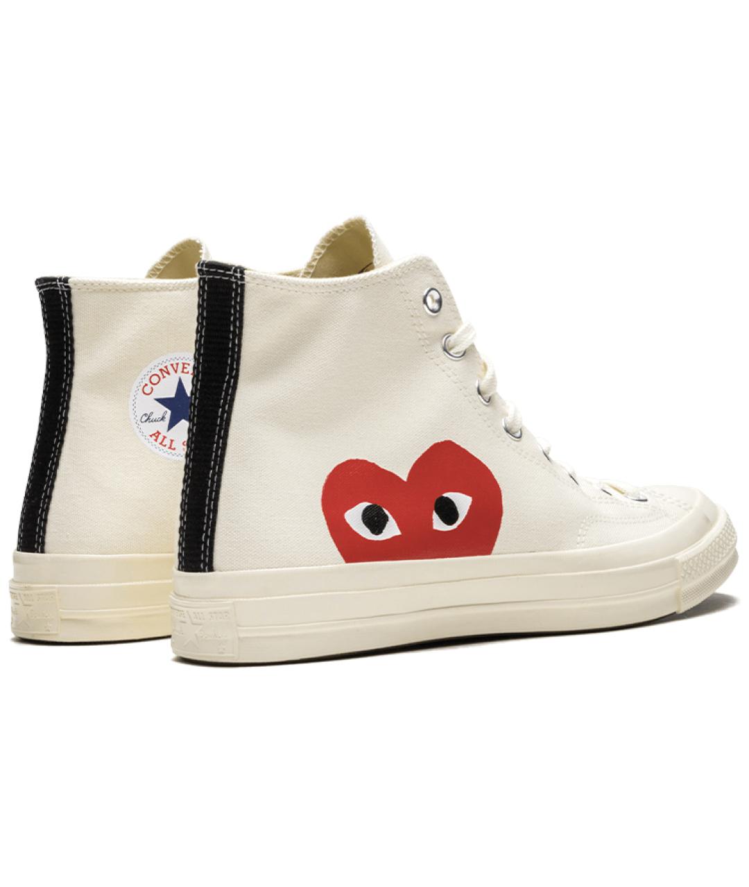 CONVERSE Белые текстильные кеды, фото 5
