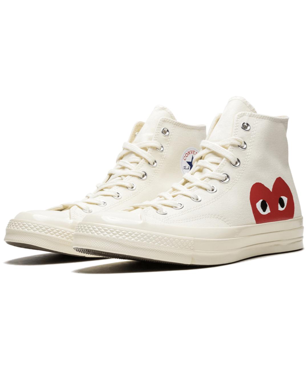 CONVERSE Белые текстильные кеды, фото 4