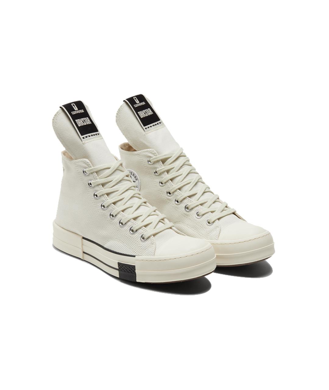 CONVERSE Бежевые текстильные кеды, фото 4