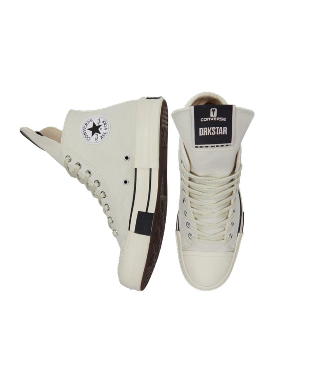 CONVERSE Бежевые текстильные кеды, фото 5