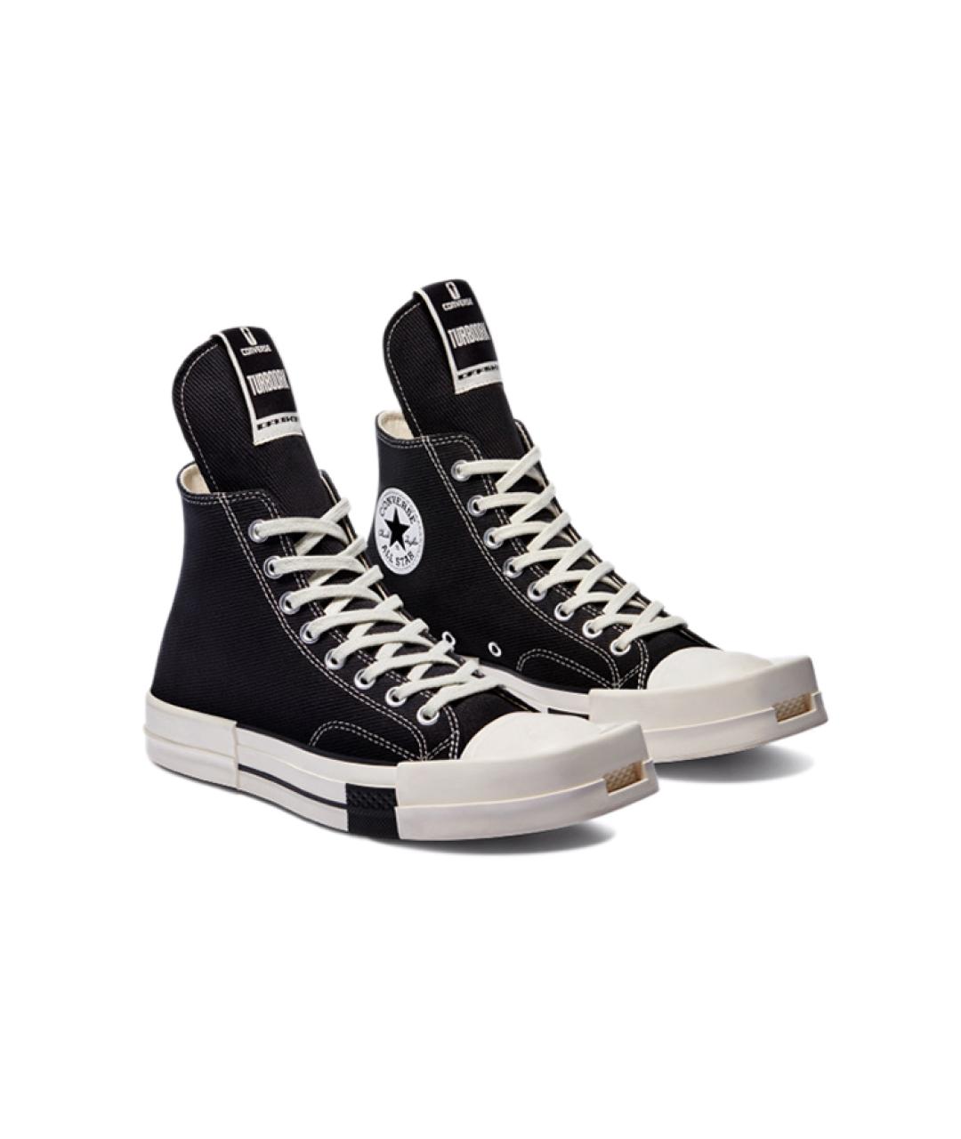 CONVERSE Черные текстильные кеды, фото 4