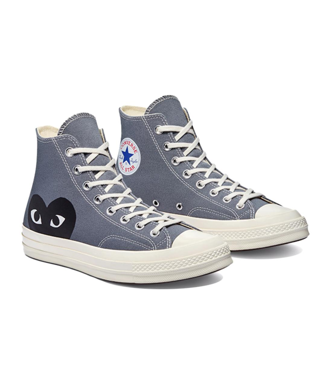 CONVERSE Серые текстильные кеды, фото 4