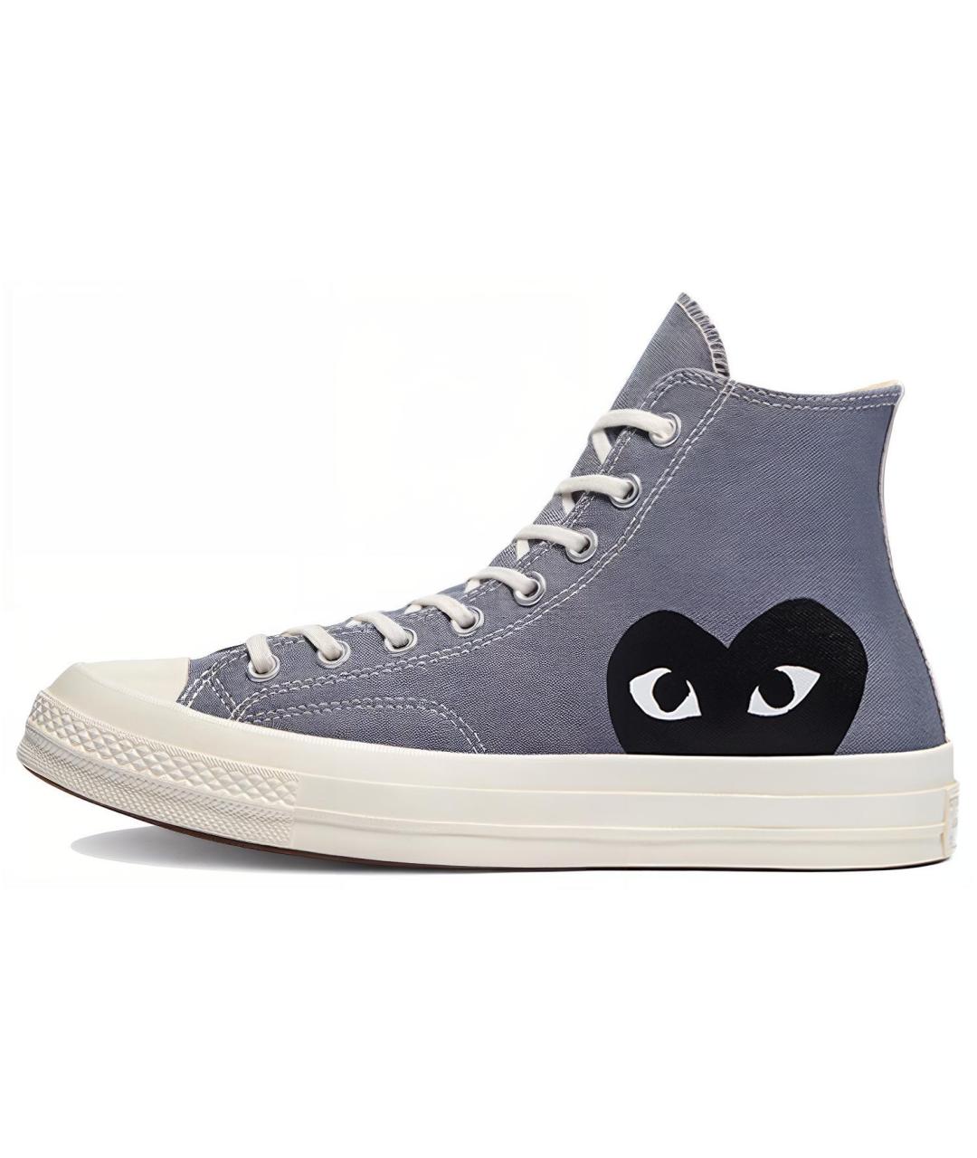 CONVERSE Серые текстильные кеды, фото 3