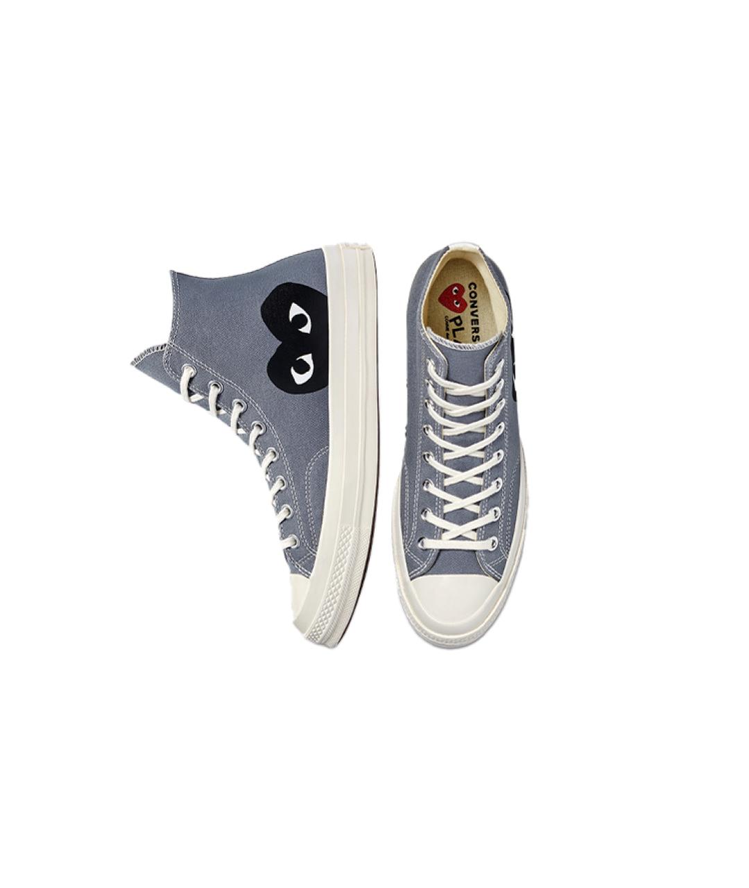 CONVERSE Серые текстильные кеды, фото 5