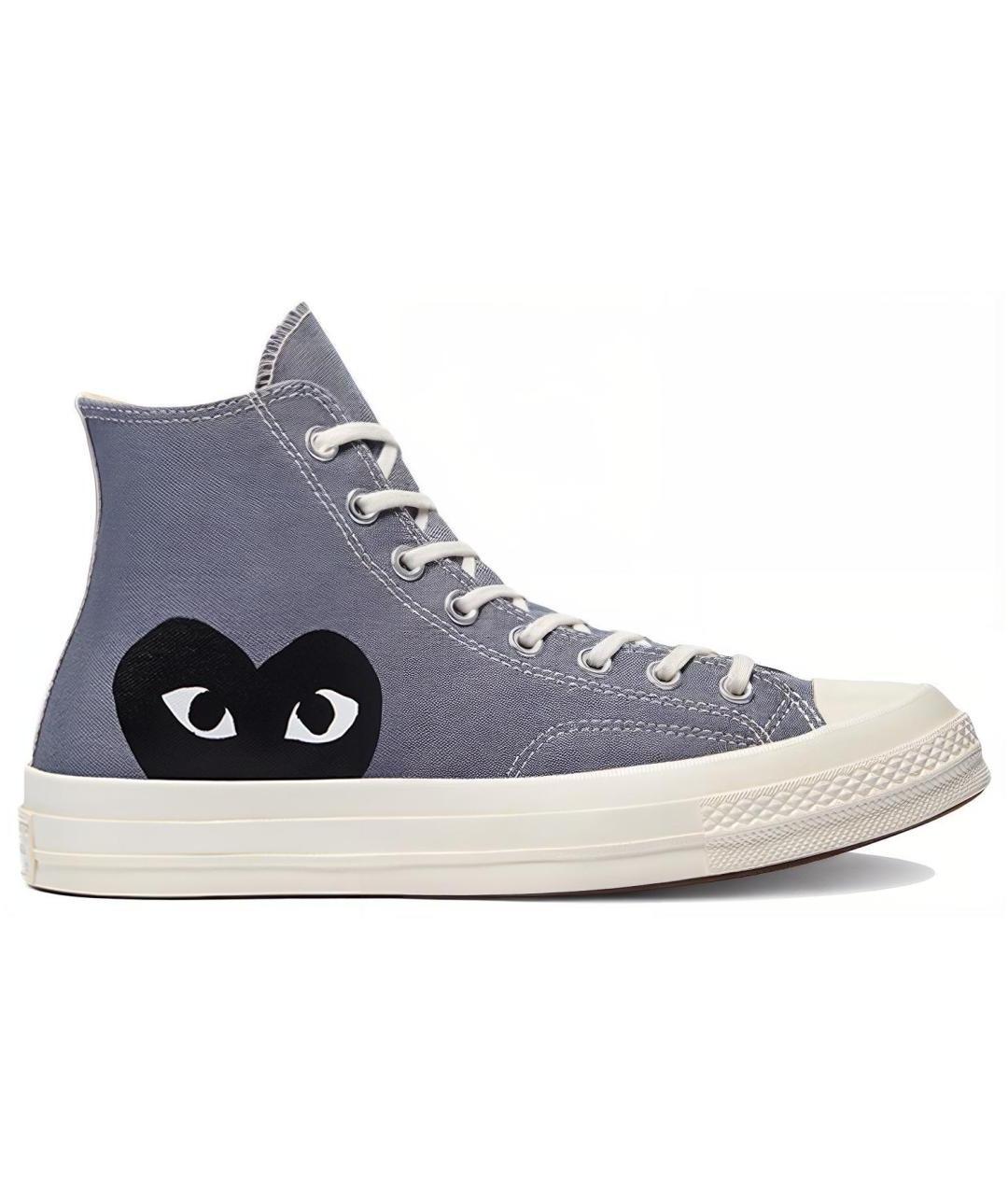 CONVERSE Серые текстильные кеды, фото 1