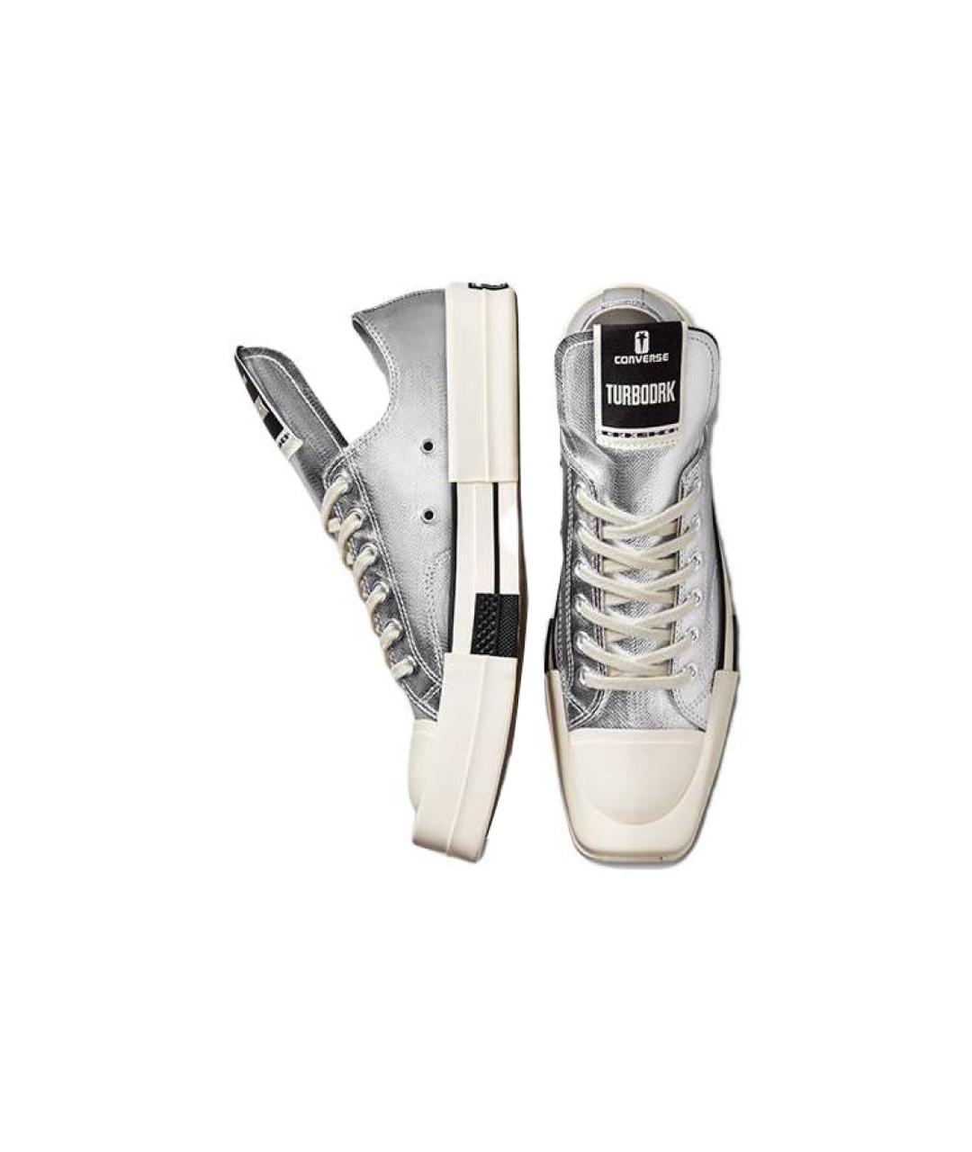 CONVERSE Серые текстильные кеды, фото 5