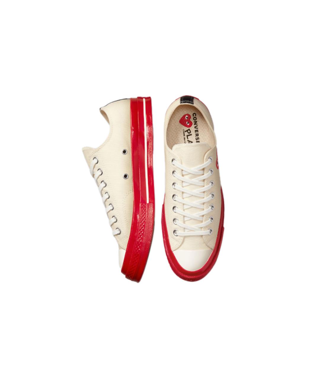 CONVERSE Бежевые текстильные кеды, фото 5