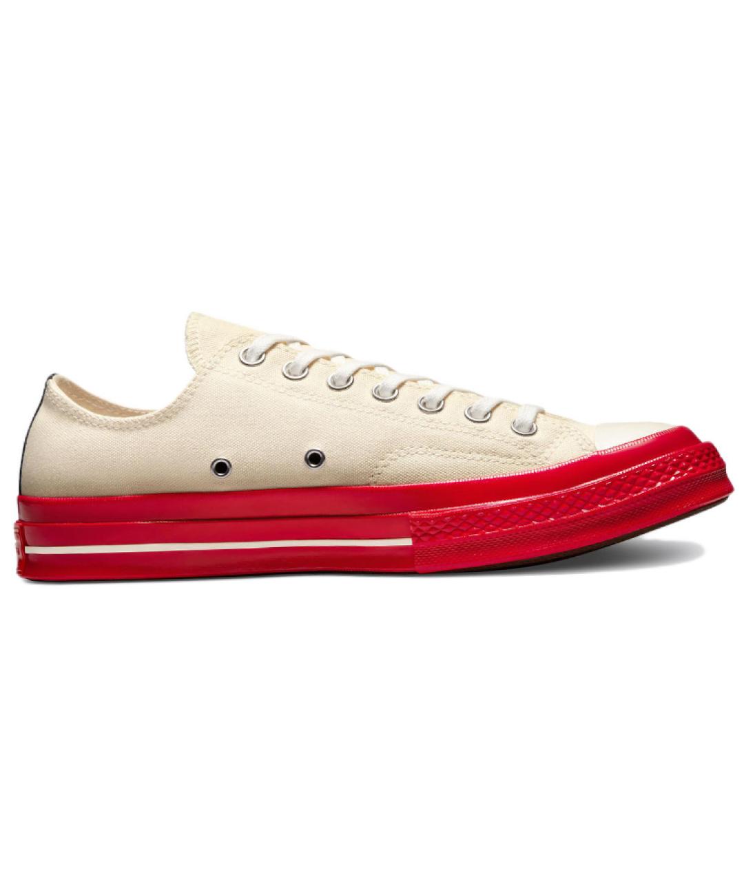 CONVERSE Бежевые текстильные кеды, фото 2