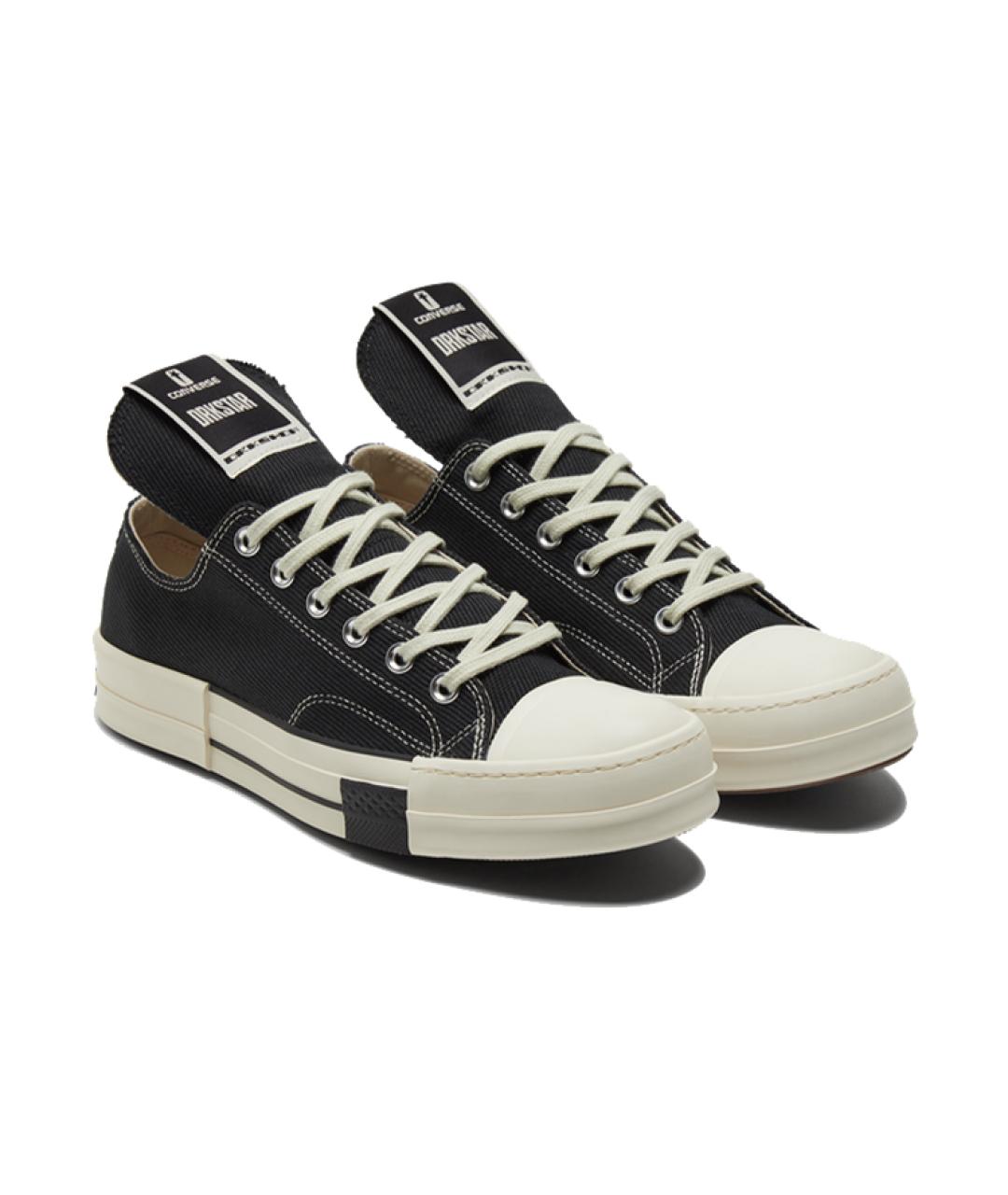 CONVERSE Черные текстильные кеды, фото 4