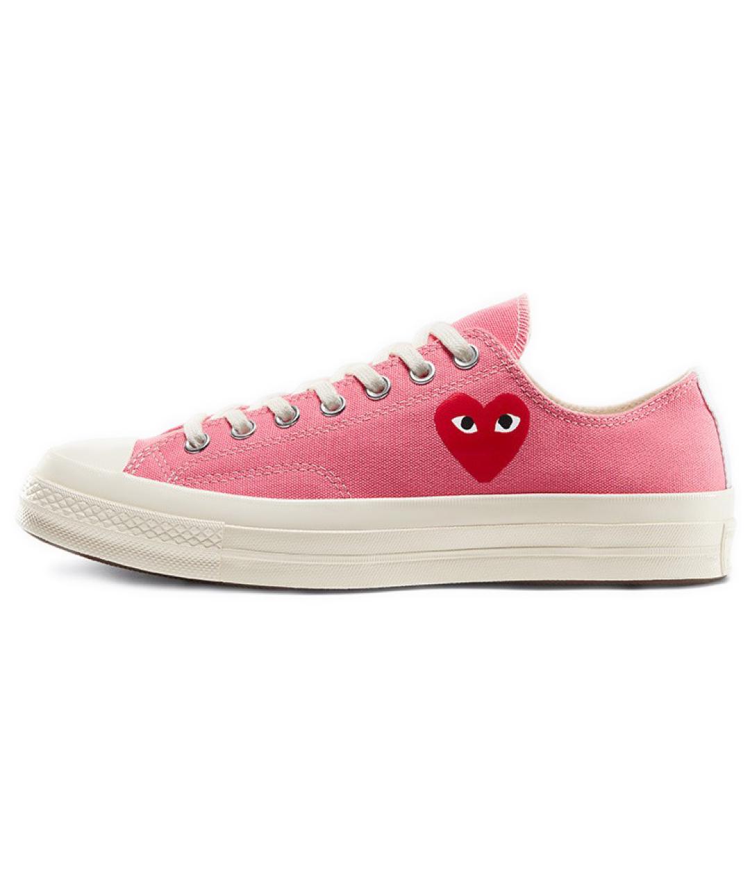 CONVERSE Розовые текстильные кеды, фото 3