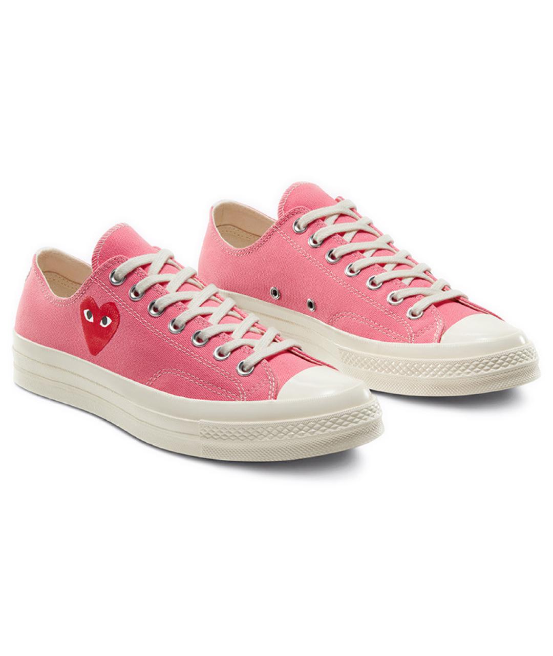 CONVERSE Розовые текстильные кеды, фото 4