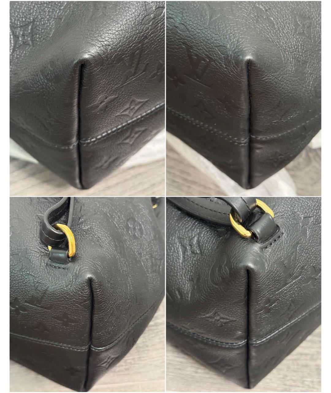 LOUIS VUITTON Черный кожаный рюкзак, фото 5