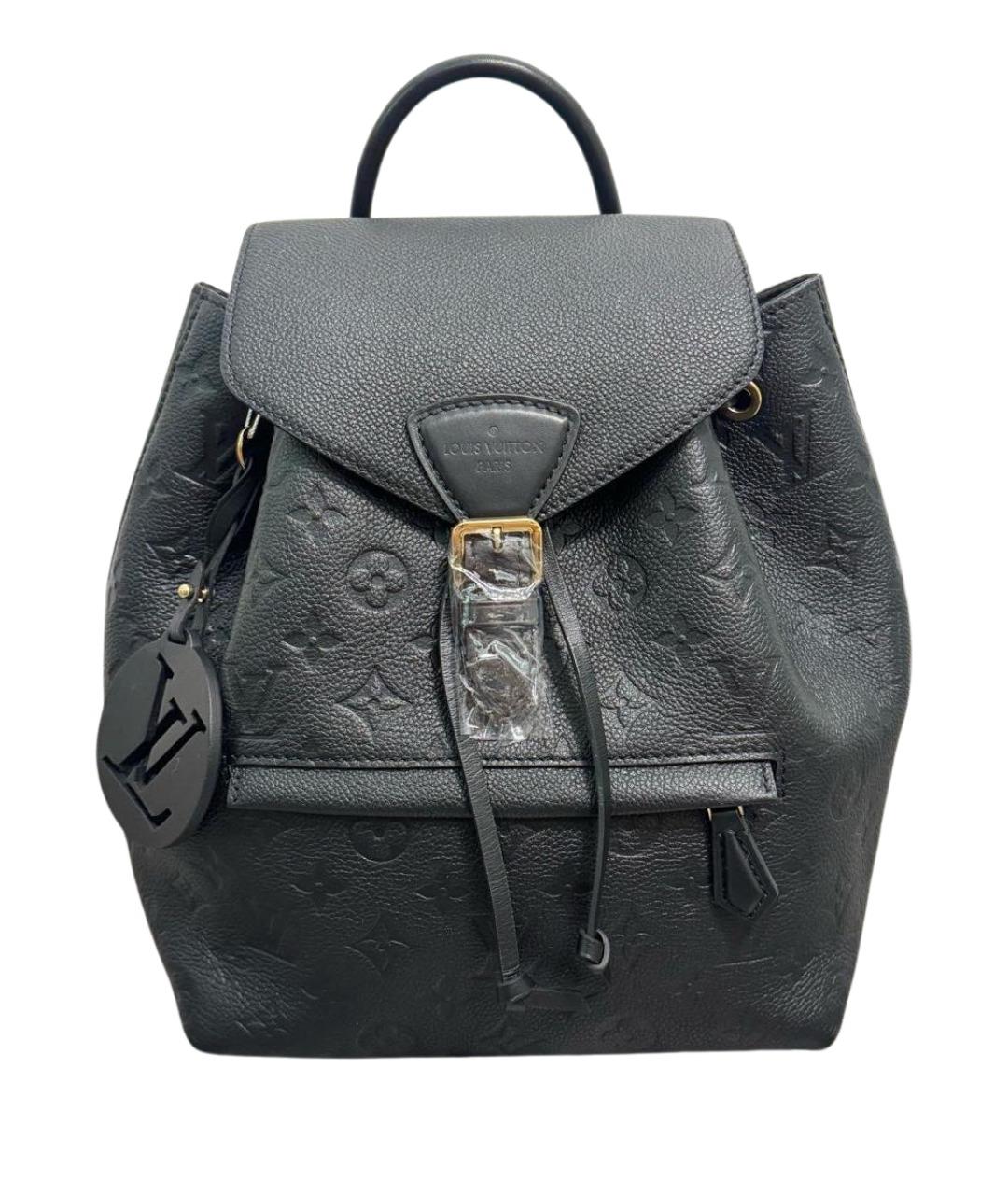 LOUIS VUITTON Черный кожаный рюкзак, фото 1