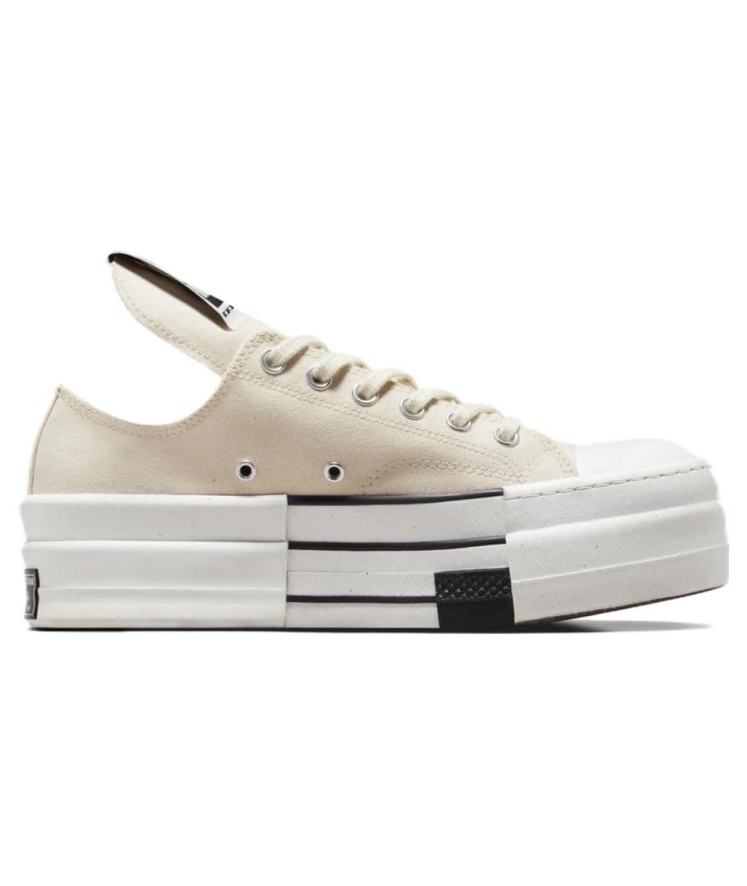 CONVERSE Бежевые текстильные кеды, фото 2