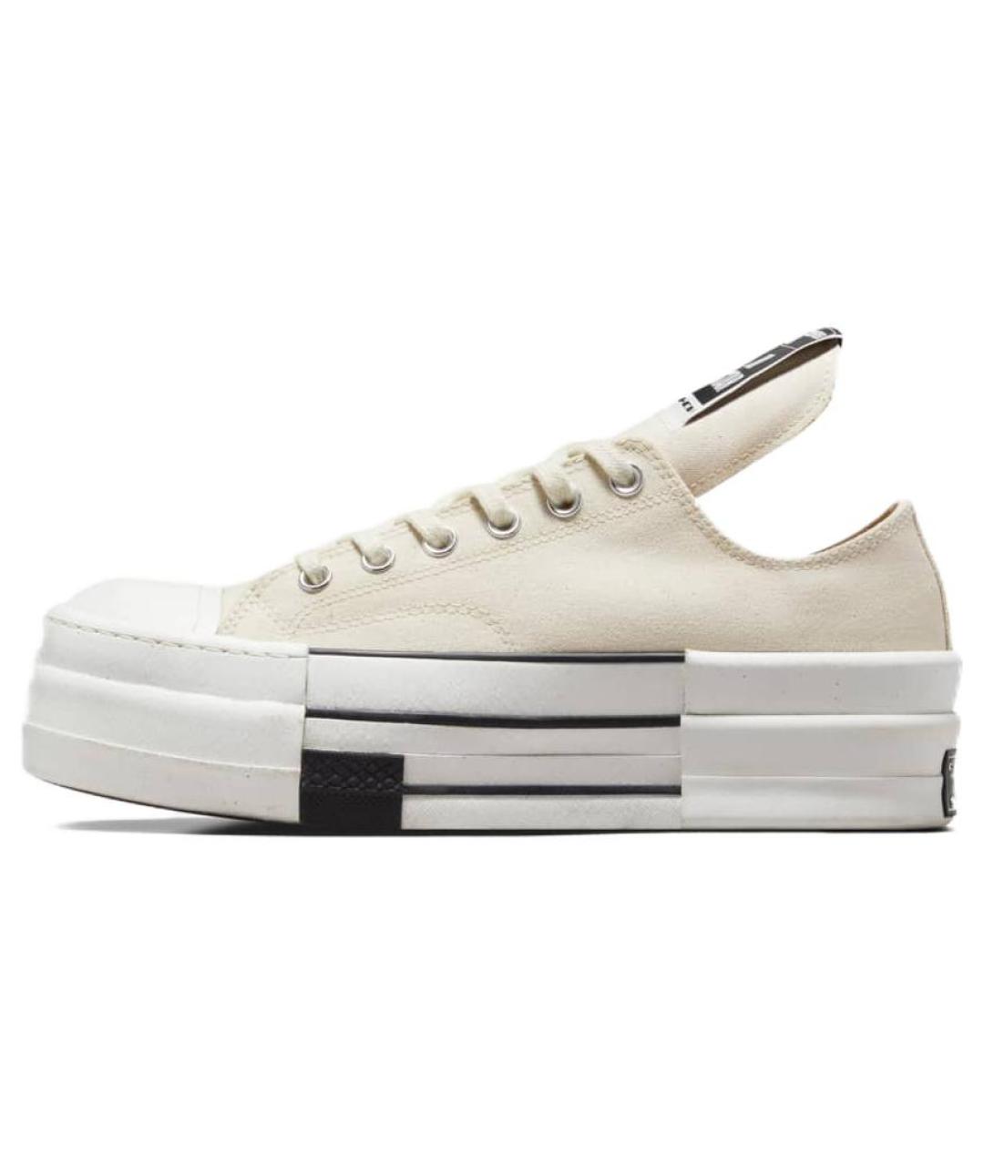 CONVERSE Бежевые текстильные кеды, фото 3